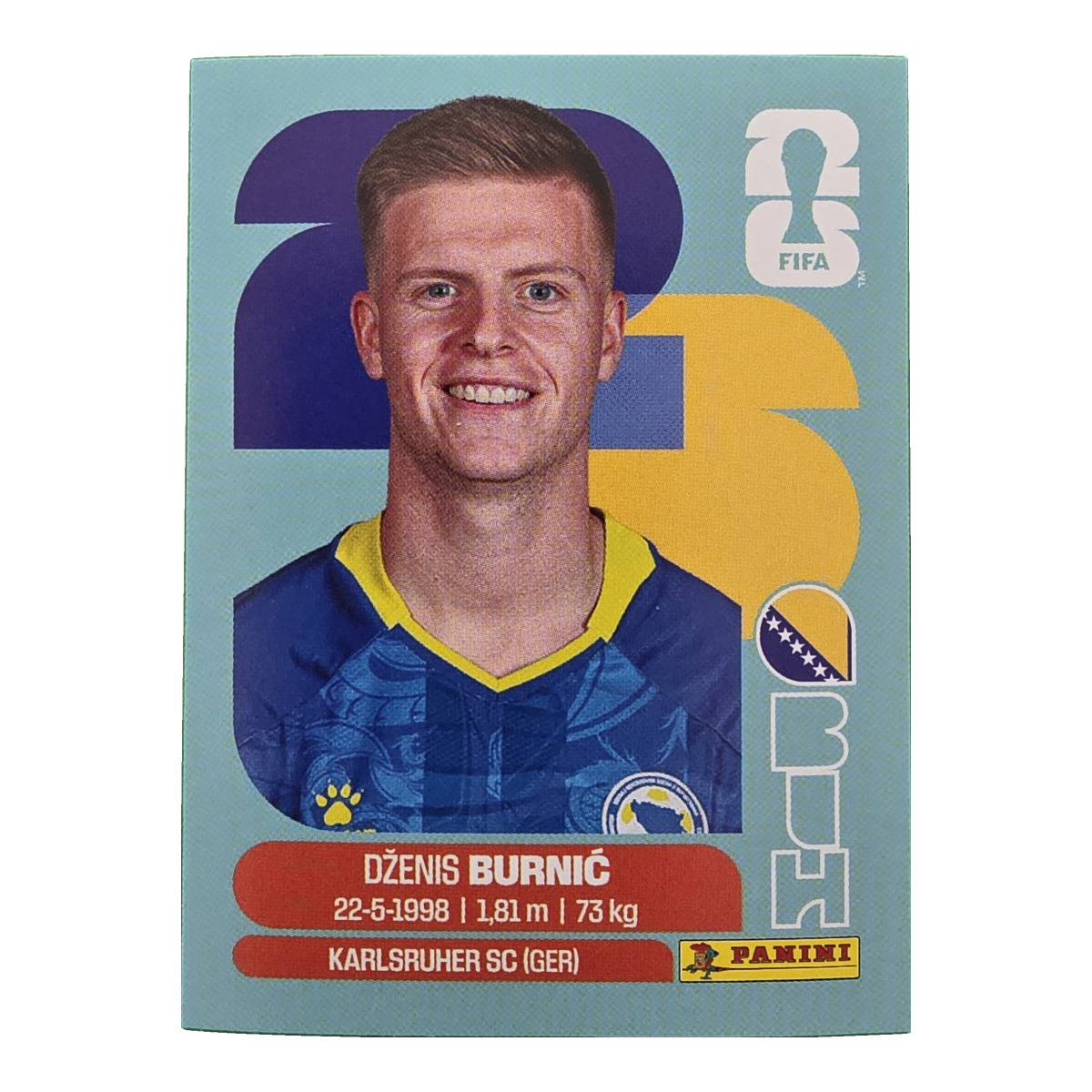 Dzenis Burnic - Bosnien und Herzegowina, FIFA WM 2026, Nr. BIH14