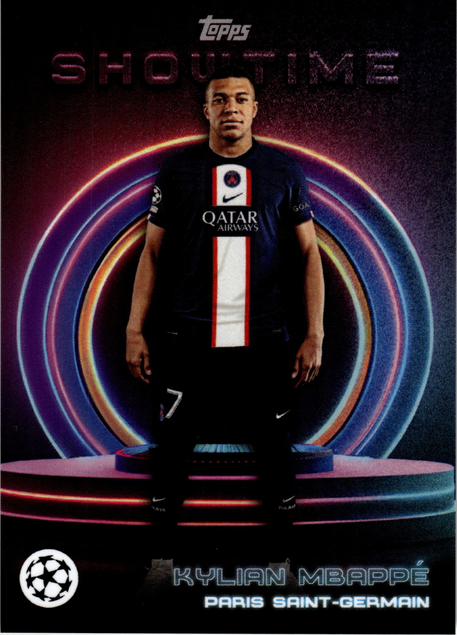 Kylian Mbappé - Topps UEFA Club Competitions Showtime 2023-24 (Art.-Nr. SG102929)