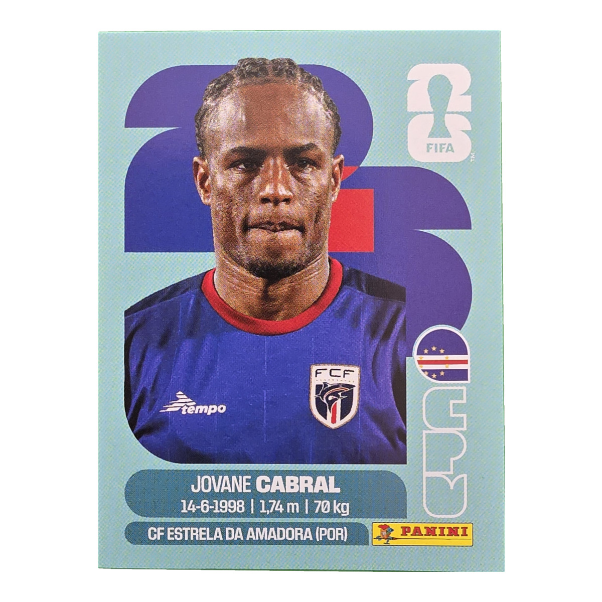 Jovane Cabral - Kap Verde, FIFA WM 2026, Nr. CPV16