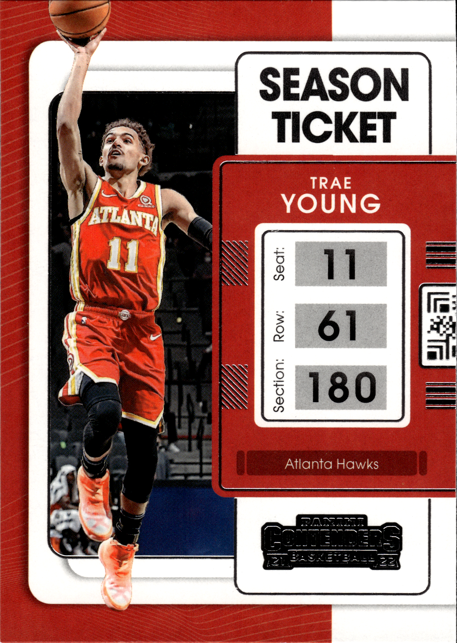 Trae Young - Panini Contenders Season Ticket 2021-22, Nr. 4 (Art.-Nr. SG103749)