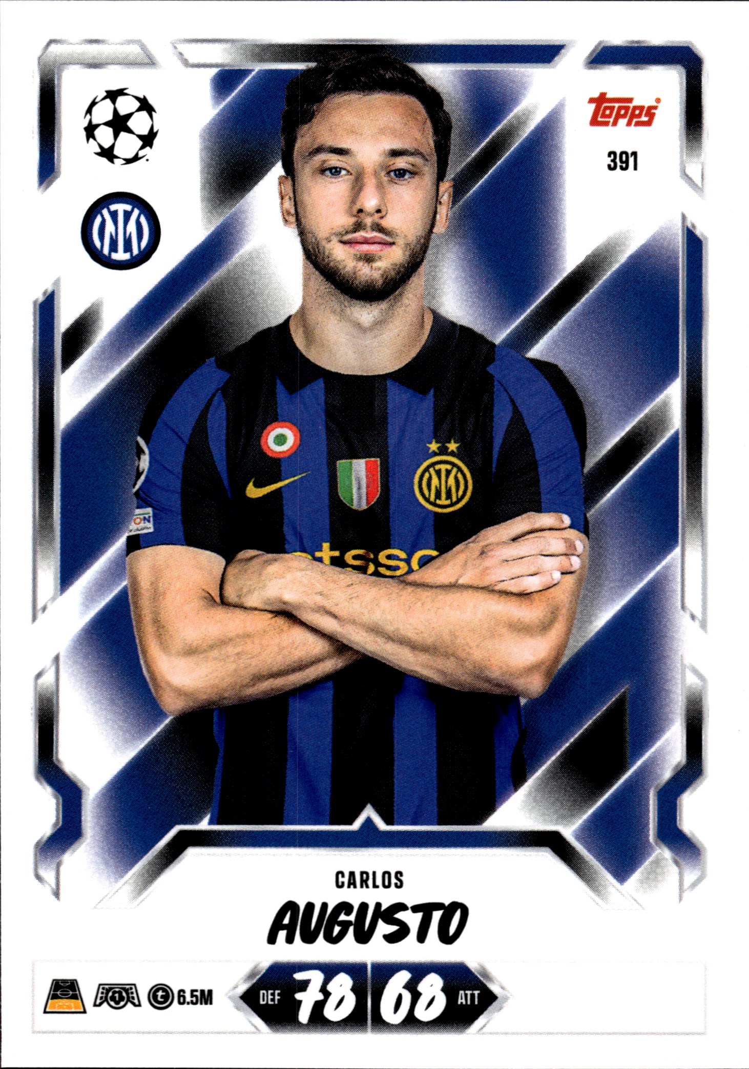 Carlos Augusto - Topps Match Attax UEFA Club Competitions Base Set 2026-27, Nr. 391 (Art.-Nr. SG107325)