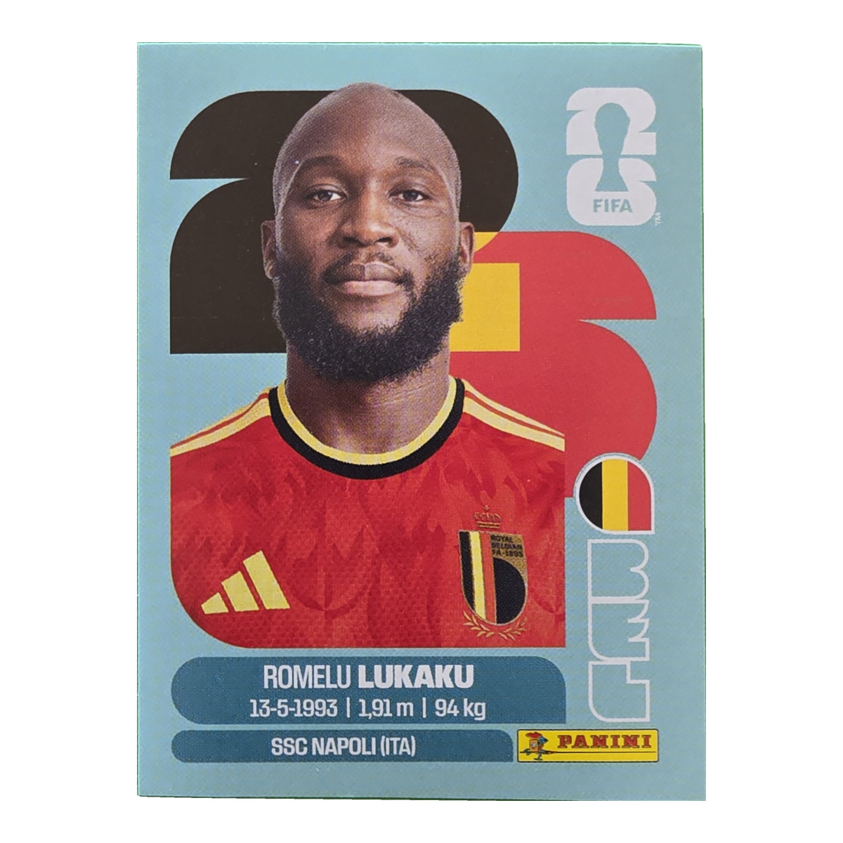 Romelu Lukaku - Belgien, FIFA WM 2026, Nr. BEL20