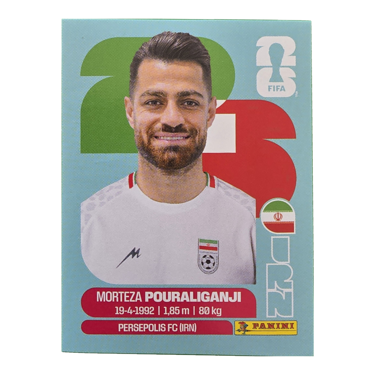 Morteza Pouraliganji - Iran, FIFA WM 2026, Nr. IRN3