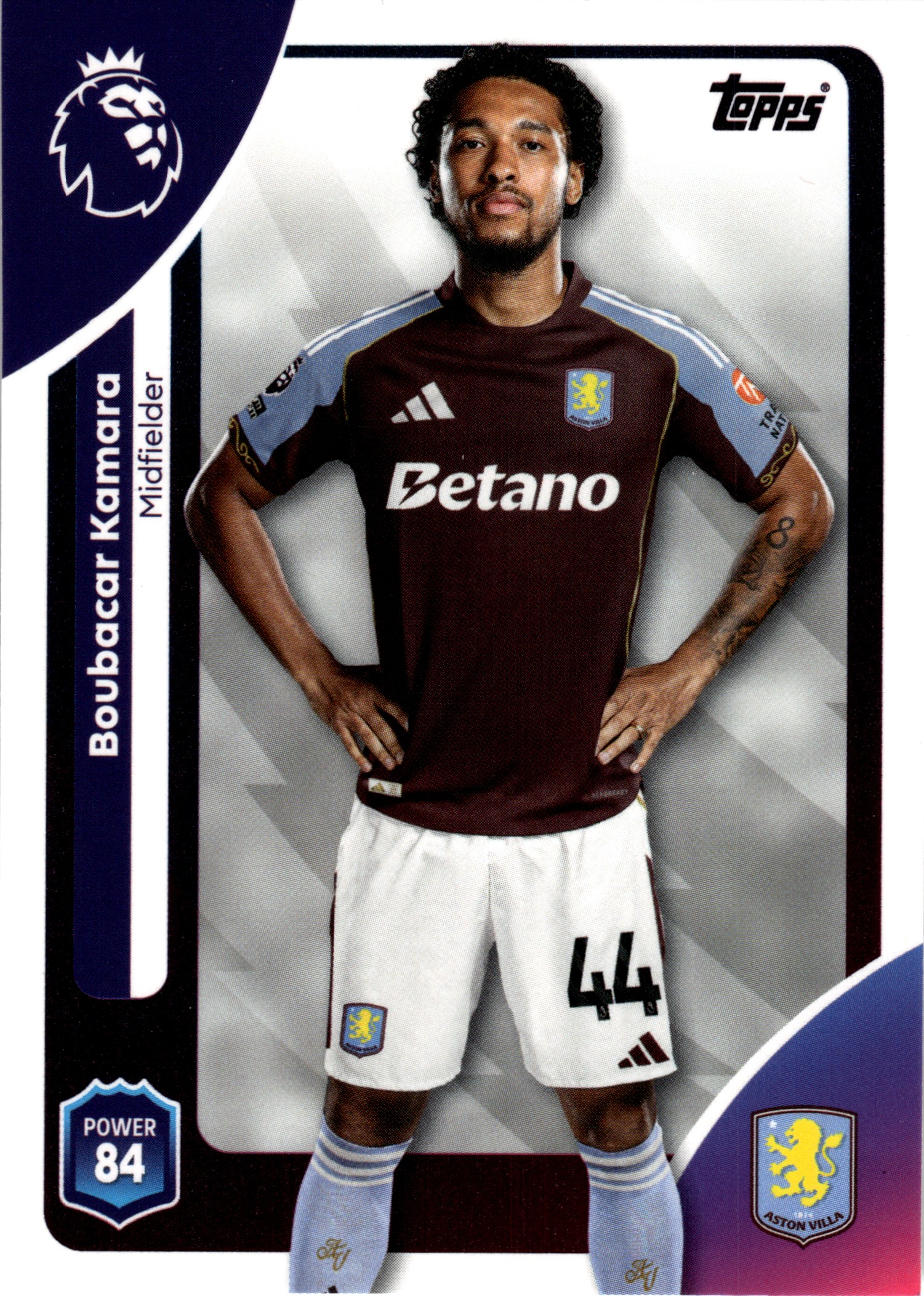 Boubacar Kamara - Topps Match Attax Premier League Base Set 2025-26, Nr. 25 (Art.-Nr. SG107872)