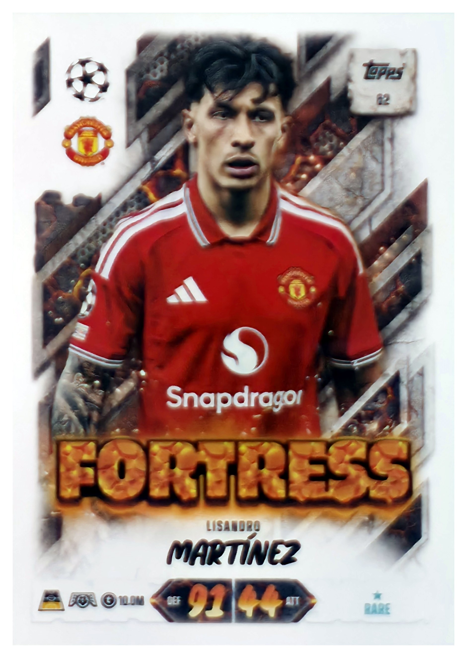 Lisandro Martínez - Topps Match Attax UEFA Club Competitions Fortress 2026-27, Nr. 62 (Art.-Nr. SG107600)
