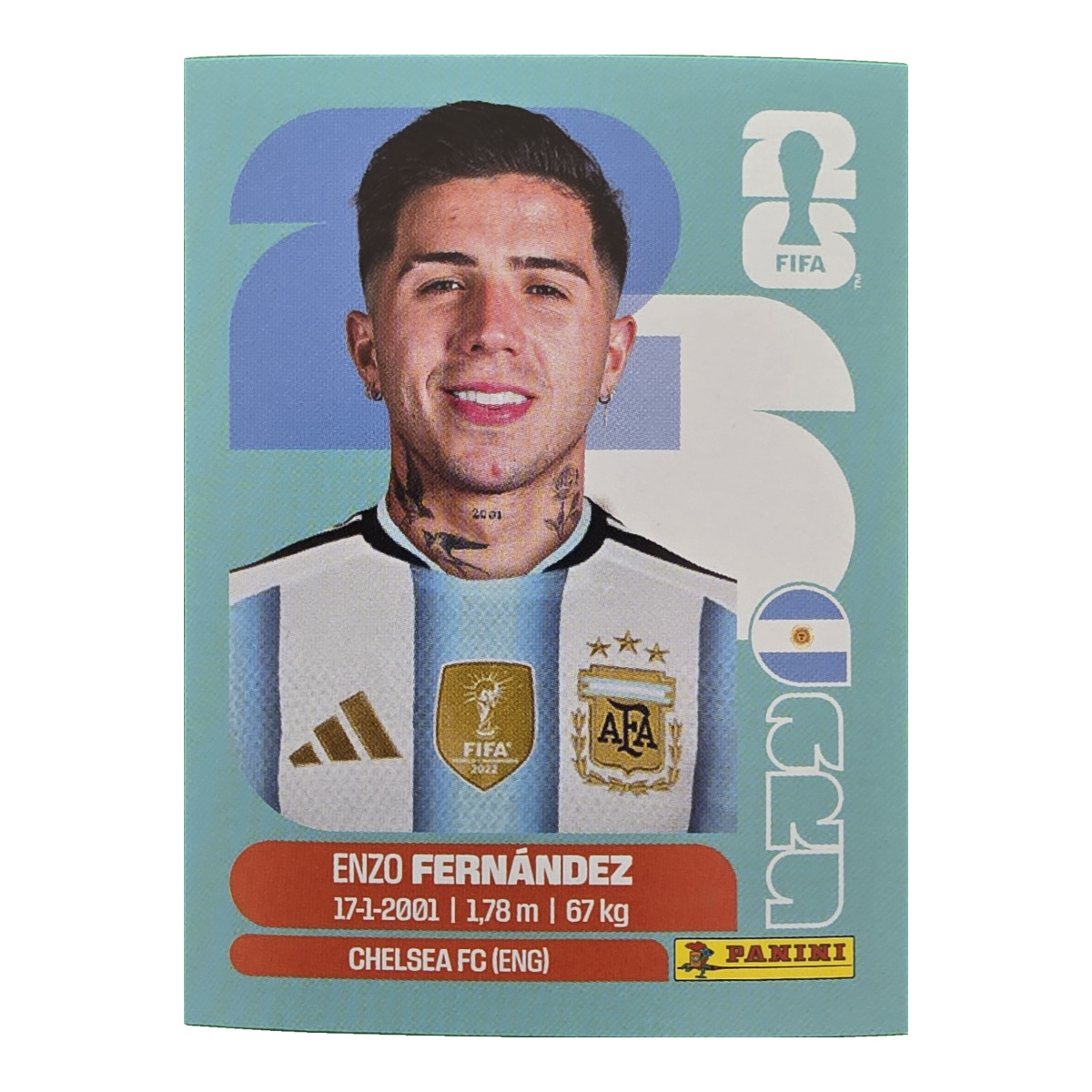 Enzo Fernandez - Argentinien, FIFA WM 2026, Nr. ARG8