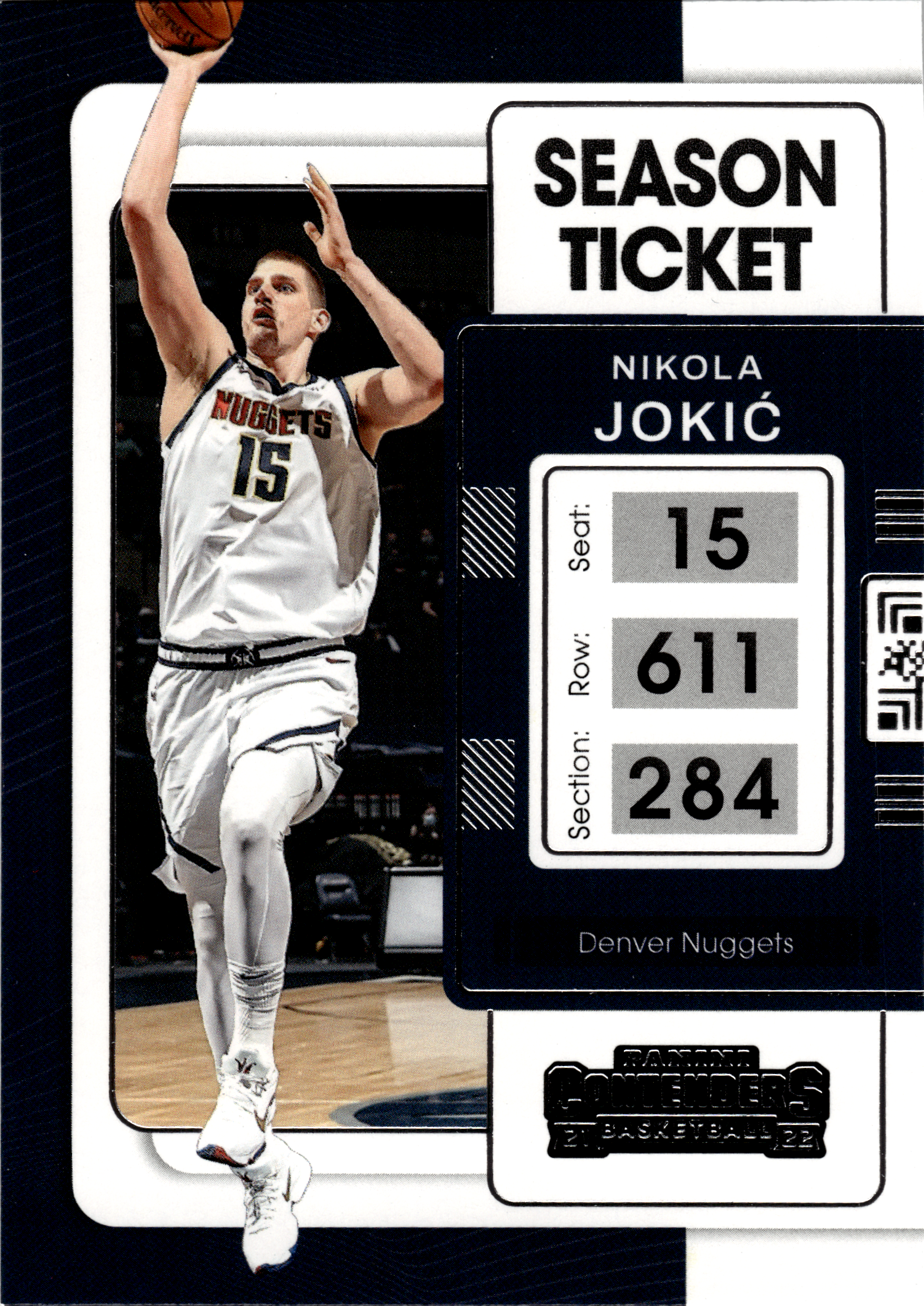 Nikola Jokić - Panini Contenders Season Ticket 2021-22, Nr. 68 (Art.-Nr. SG103532)