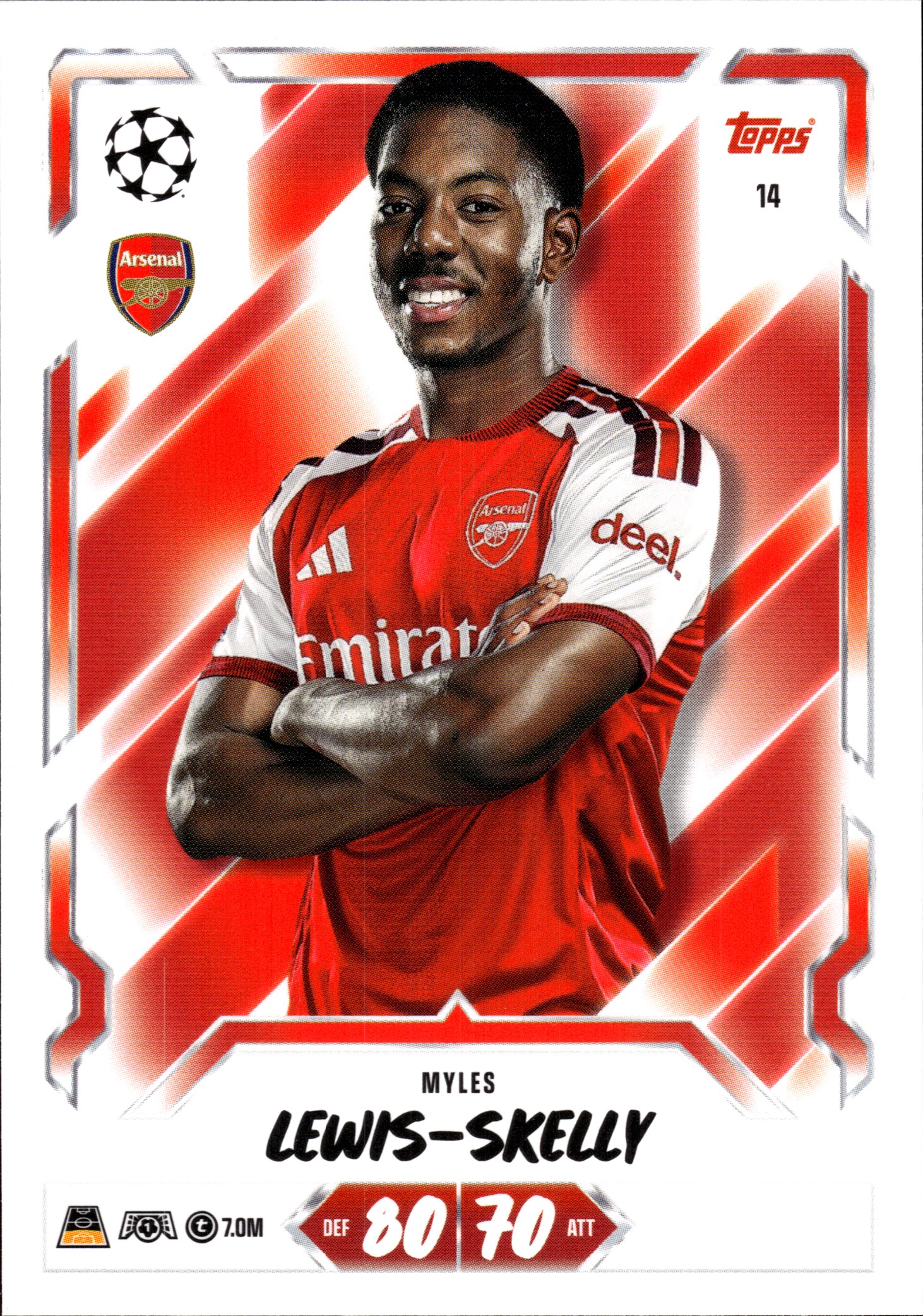 Myles Lewis-Skelly - Topps Match Attax UEFA Club Competitions Base Set 2026-27, Nr. 14 (Art.-Nr. SG107324)
