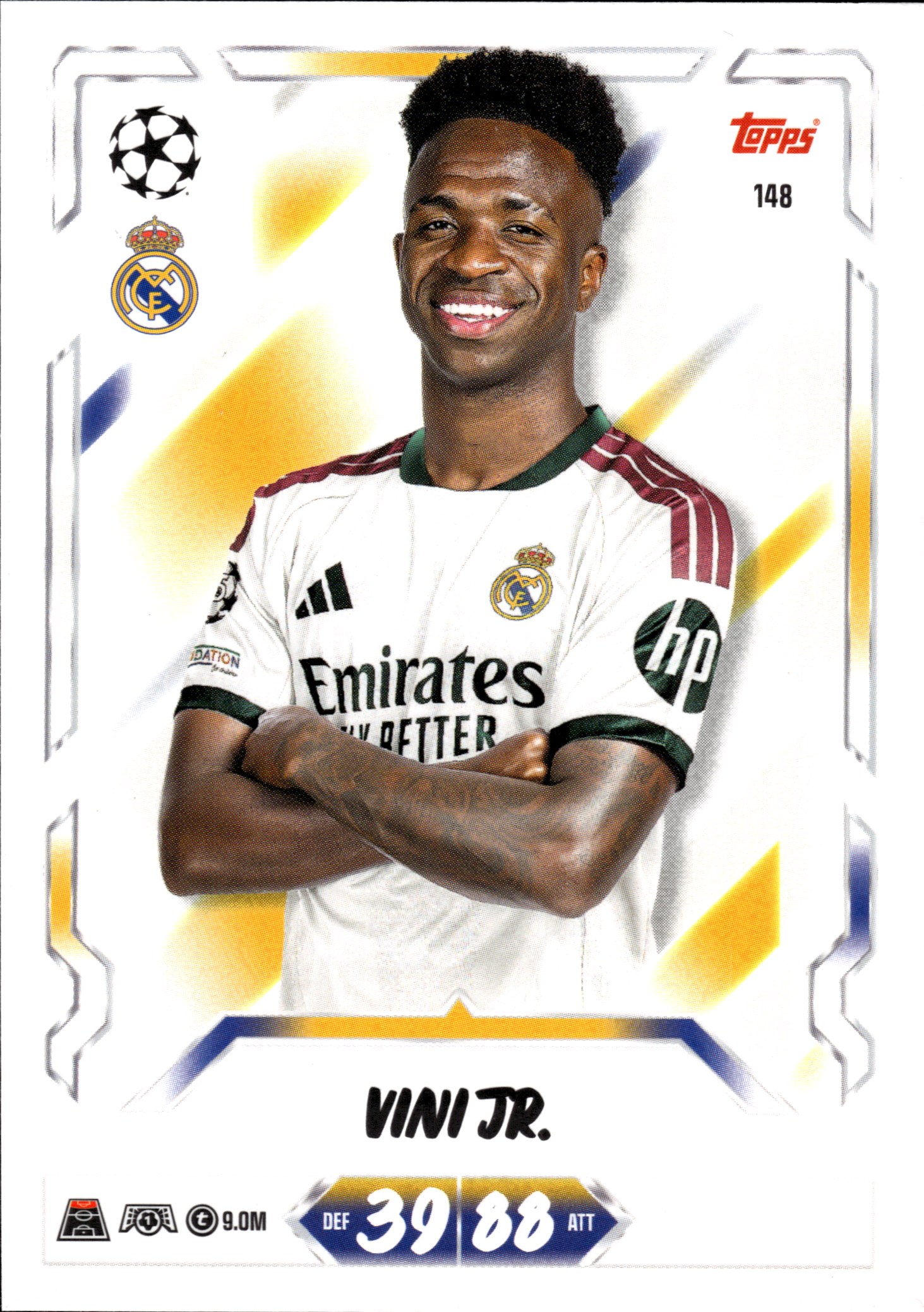 Vini Jr. - Topps Match Attax UEFA Club Competitions Base Set 2026-27, Nr. 148 (Art.-Nr. SG107058)