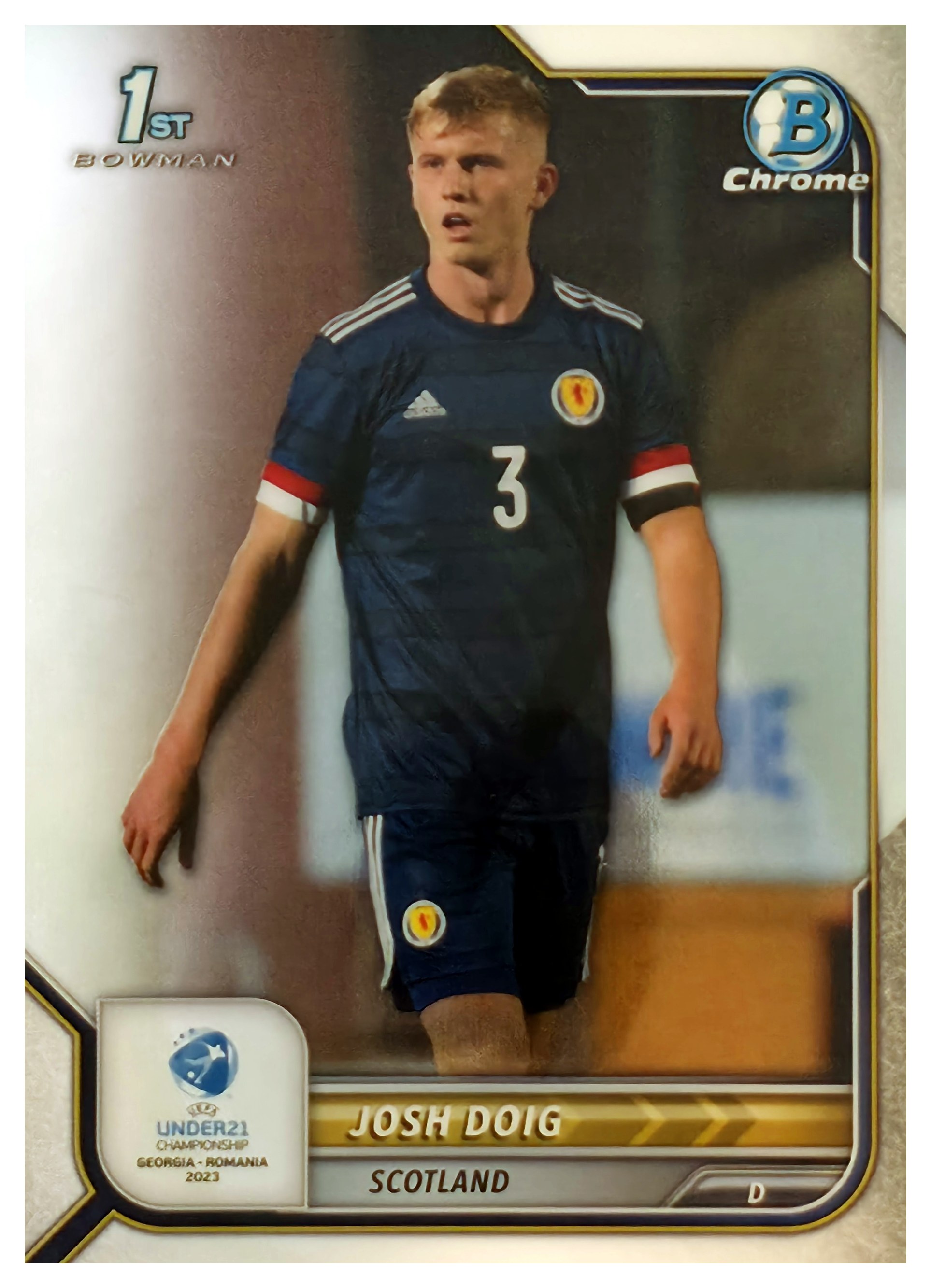 Josh Doig - Topps Bowman Chrome UEFA U21 EURO Base Set 2023, Nr. 112 (Art.-Nr. SG109412)