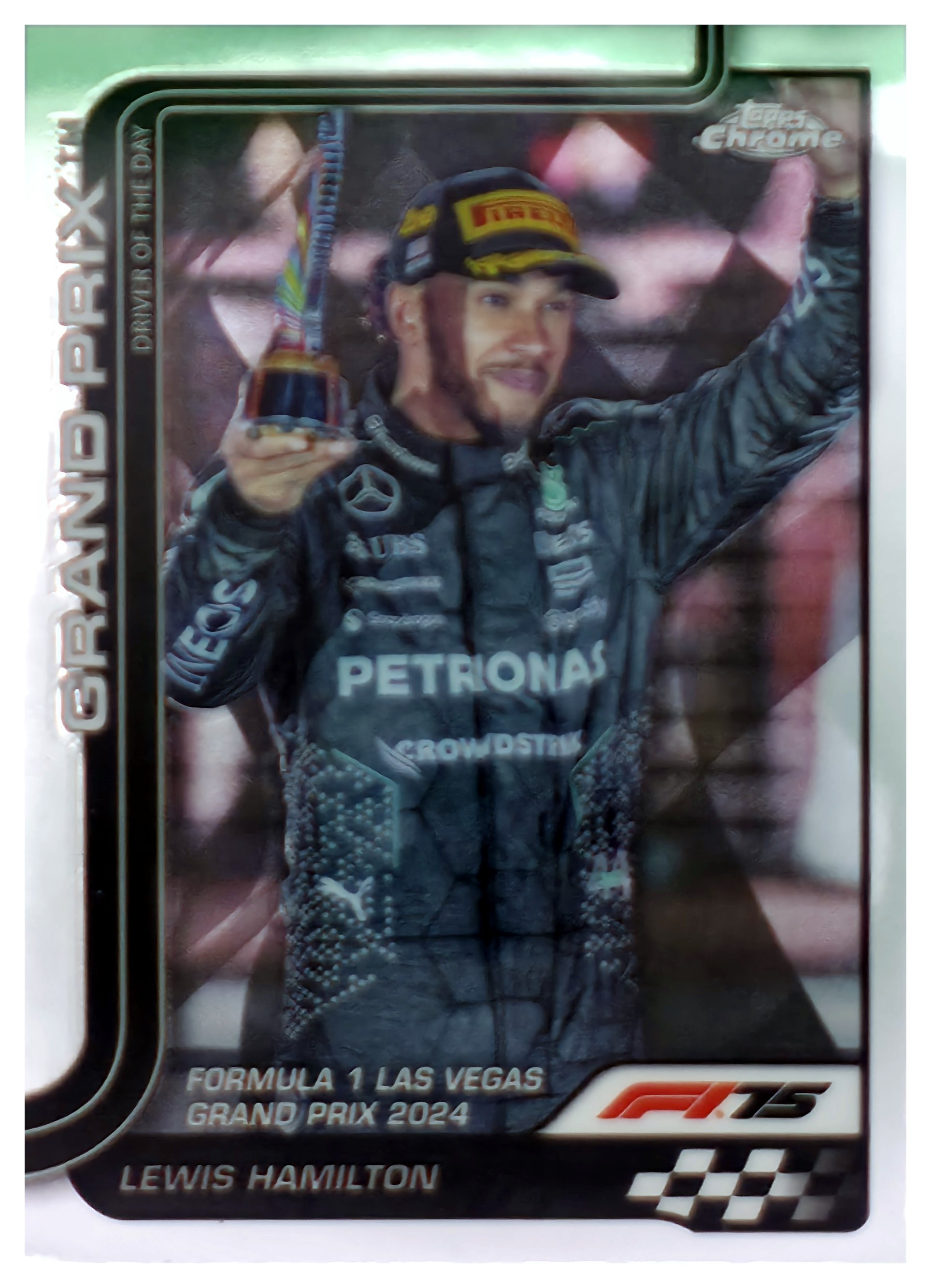 Lewis Hamilton - Topps Chrome Formula 1 Grand Prix Driver of the Day 2025, Nr. 143 (Art.-Nr. SG108999)