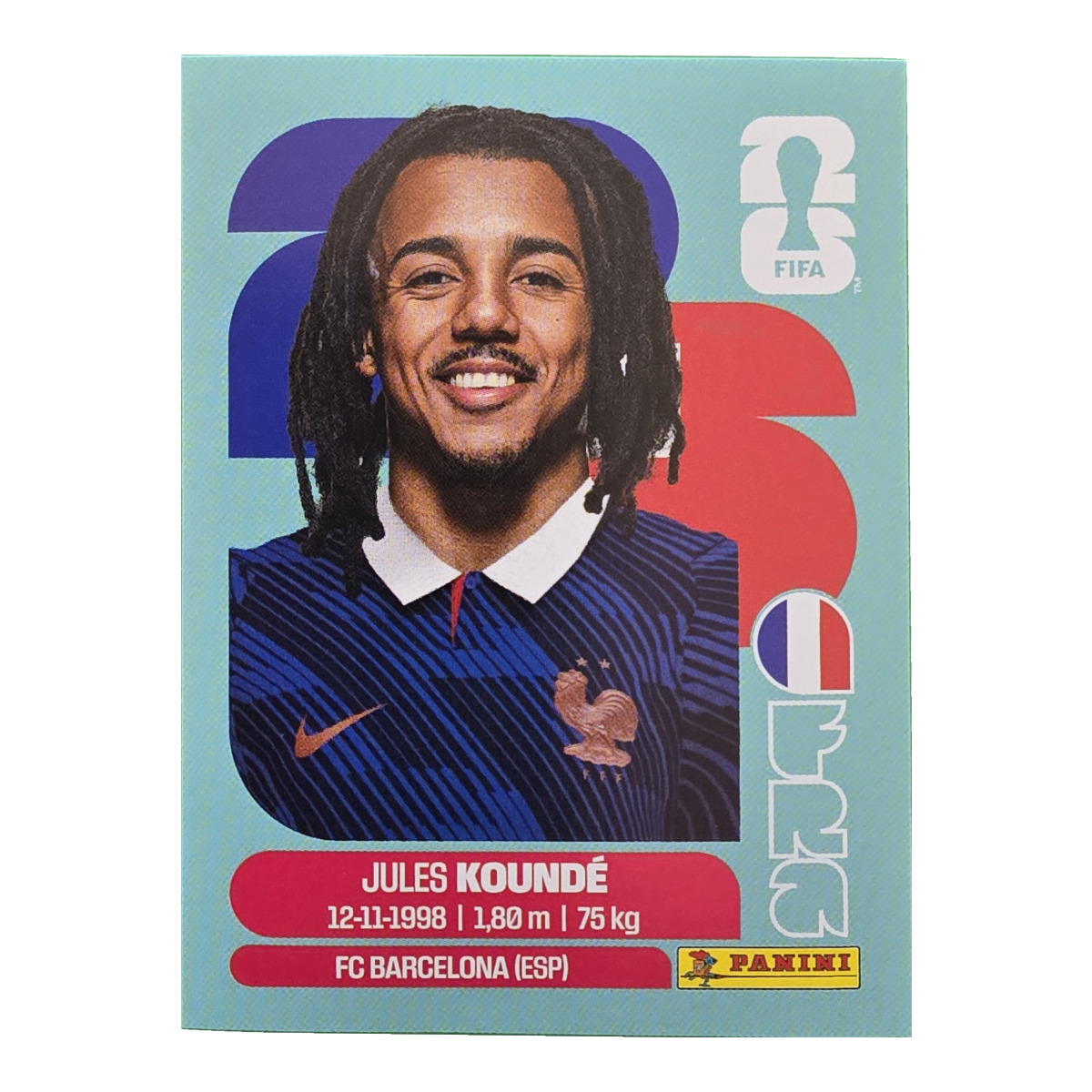 Jules Kounde - Frankreich, FIFA WM 2026, Nr. FRA5