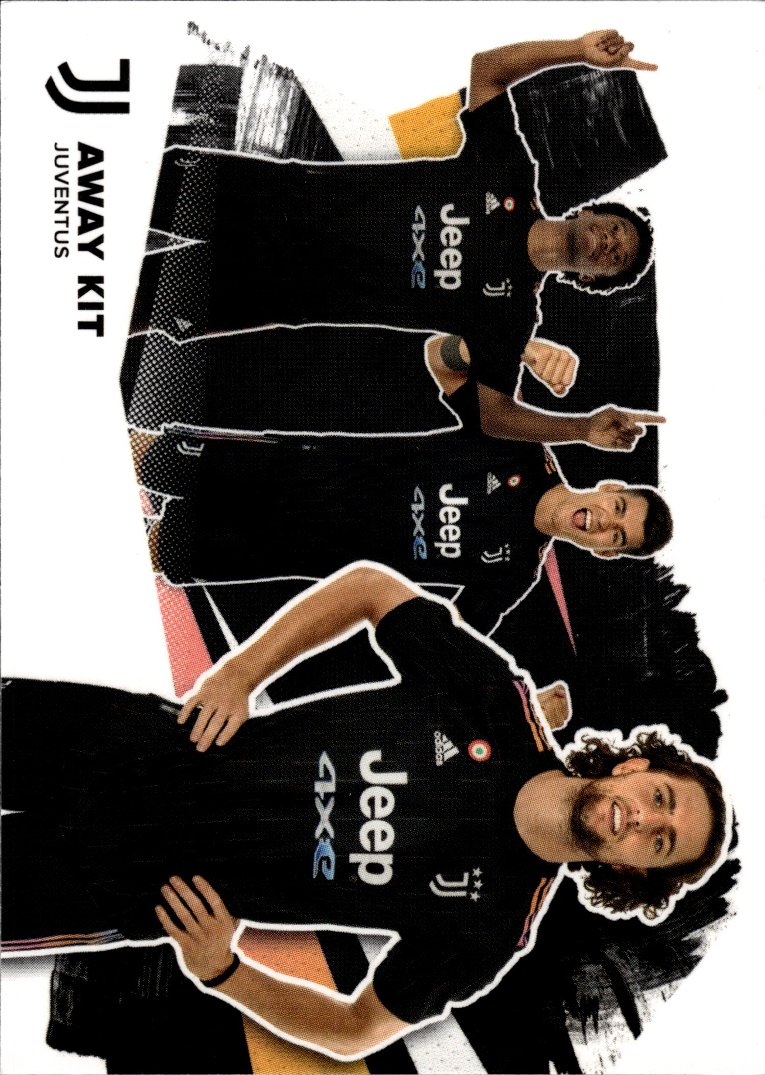 Away Kit - Topps Juventus Team Set Base Set 2021-22, Nr. 48 (Art.-Nr. SG109284)