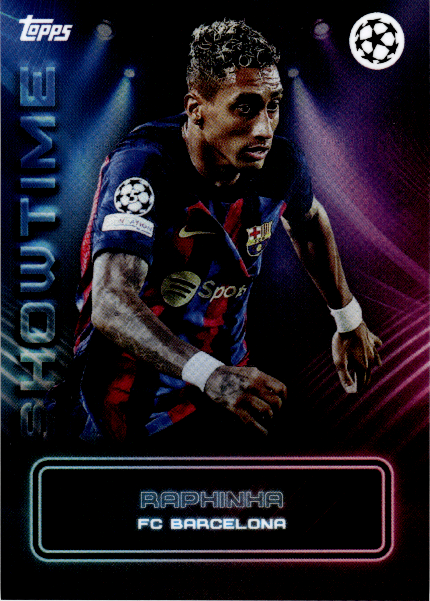 Raphinha - Topps UEFA Club Competitions Showtime 2023-24 (Art.-Nr. SG102944)