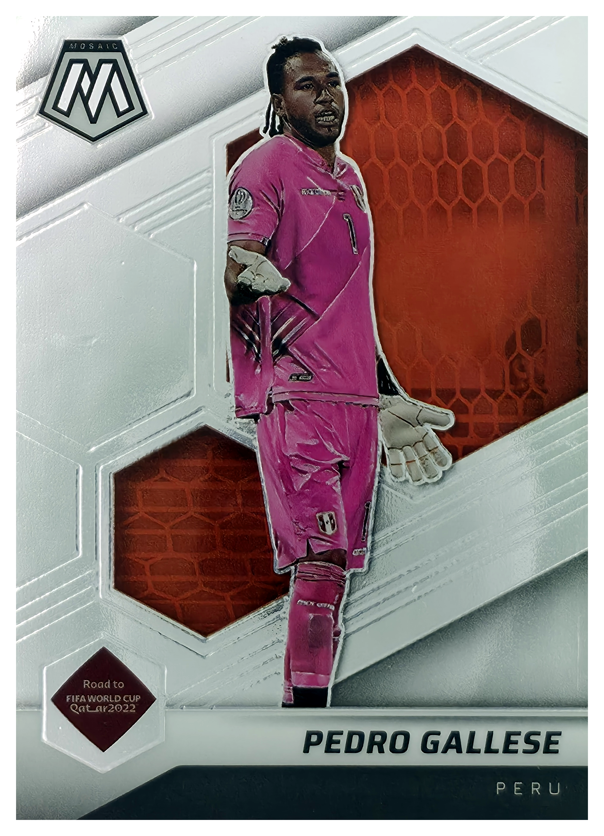 Pedro Gallese - Panini Mosaic FIFA Road to World Cup Base Set 2021-22, Nr. 42 (Art.-Nr. SG105927)