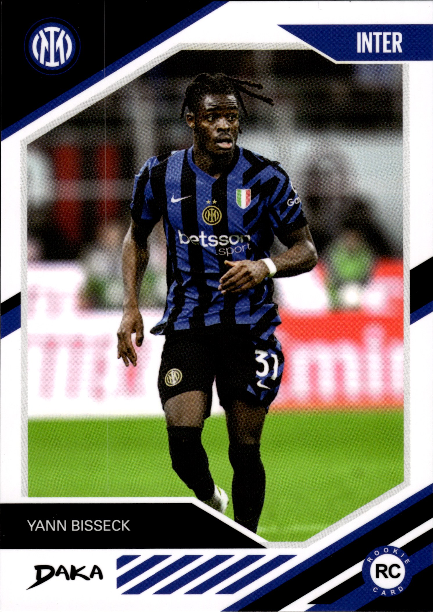 Yann Bisseck - DAKA Inter Top Audience Base Set 2025-26, Nr. IN-13-B – Rookie Card (Art.-Nr. SG109992)