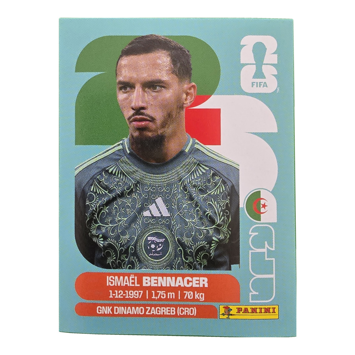 Ismael Bennacer - Algerien, FIFA WM 2026, Nr. ALG8