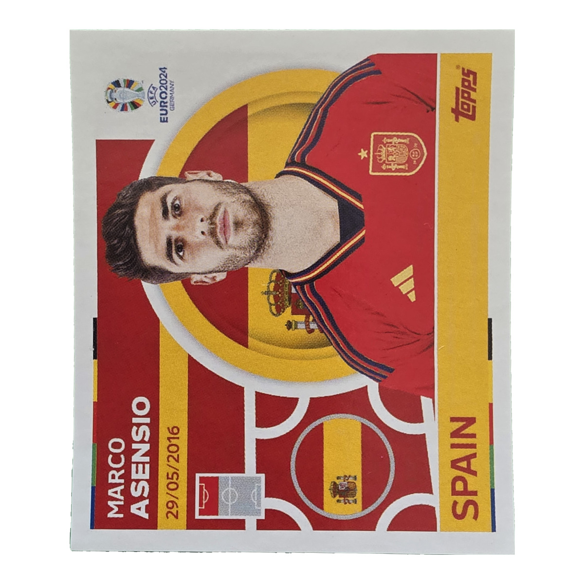 Marco Asensio - Spanien, UEFA Euro 2024, Nr. ESP17