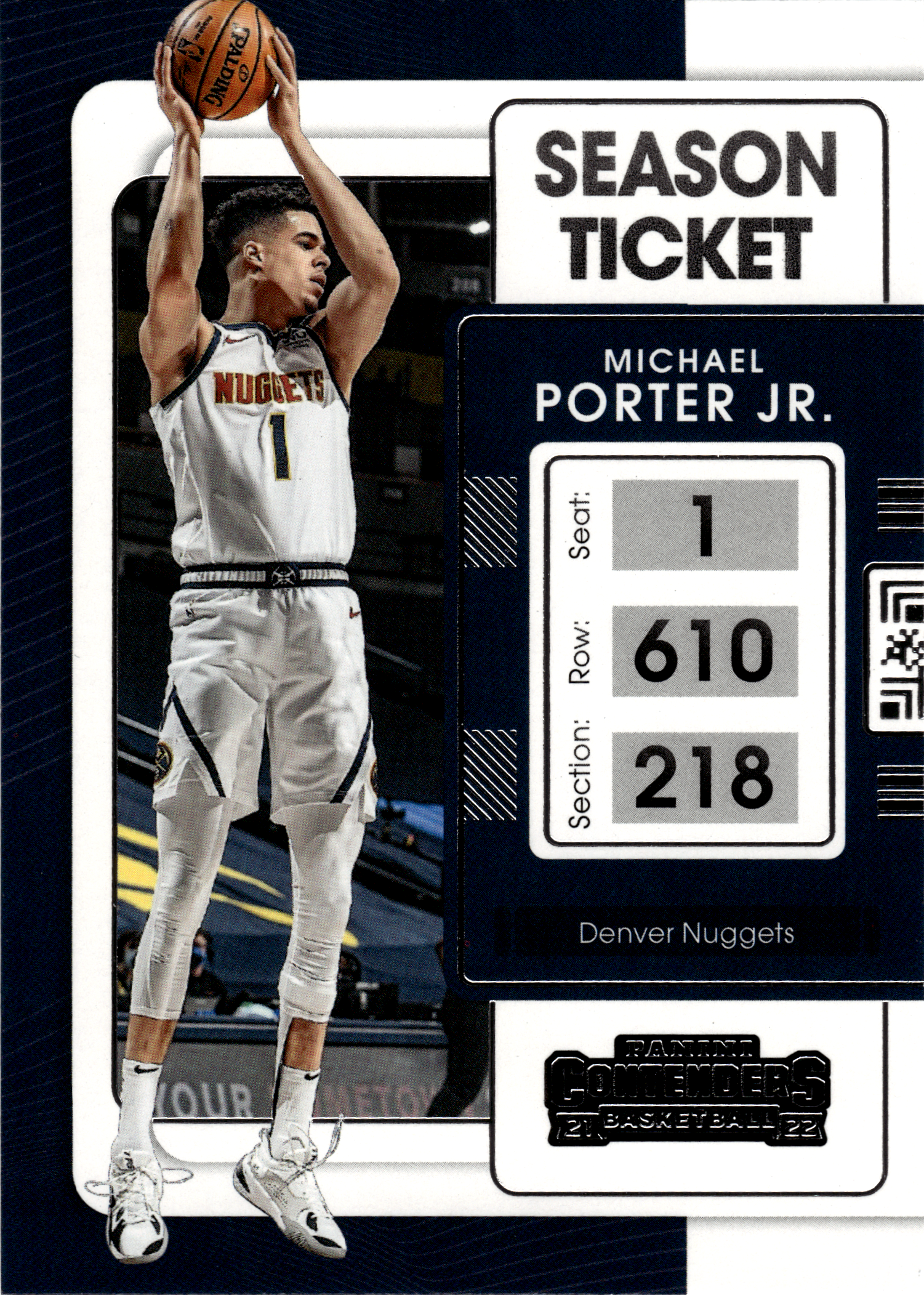 Michael Porter Jr. - Panini Contenders Season Ticket 2021-22, Nr. 48 (Art.-Nr. SG103540)