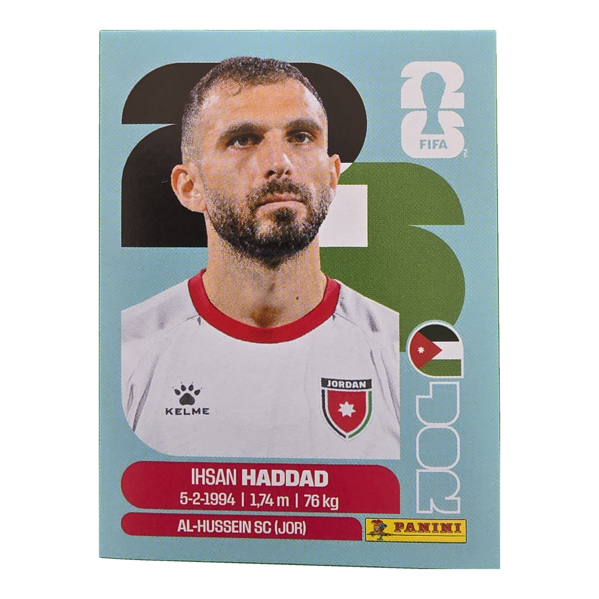 Ihsan Haddad - Jordanien, FIFA WM 2026, Nr. JOR3