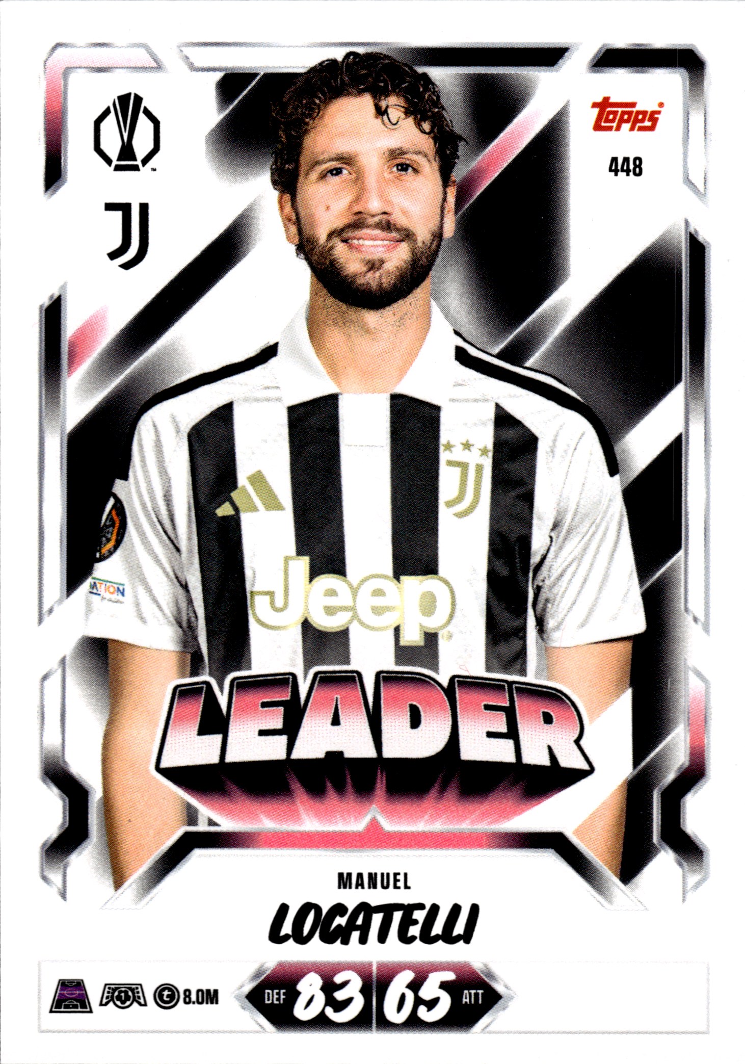 Manuel Locatelli - Topps Match Attax UEFA Club Competitions Leader 2026-27, Nr. 448 (Art.-Nr. SG107075)