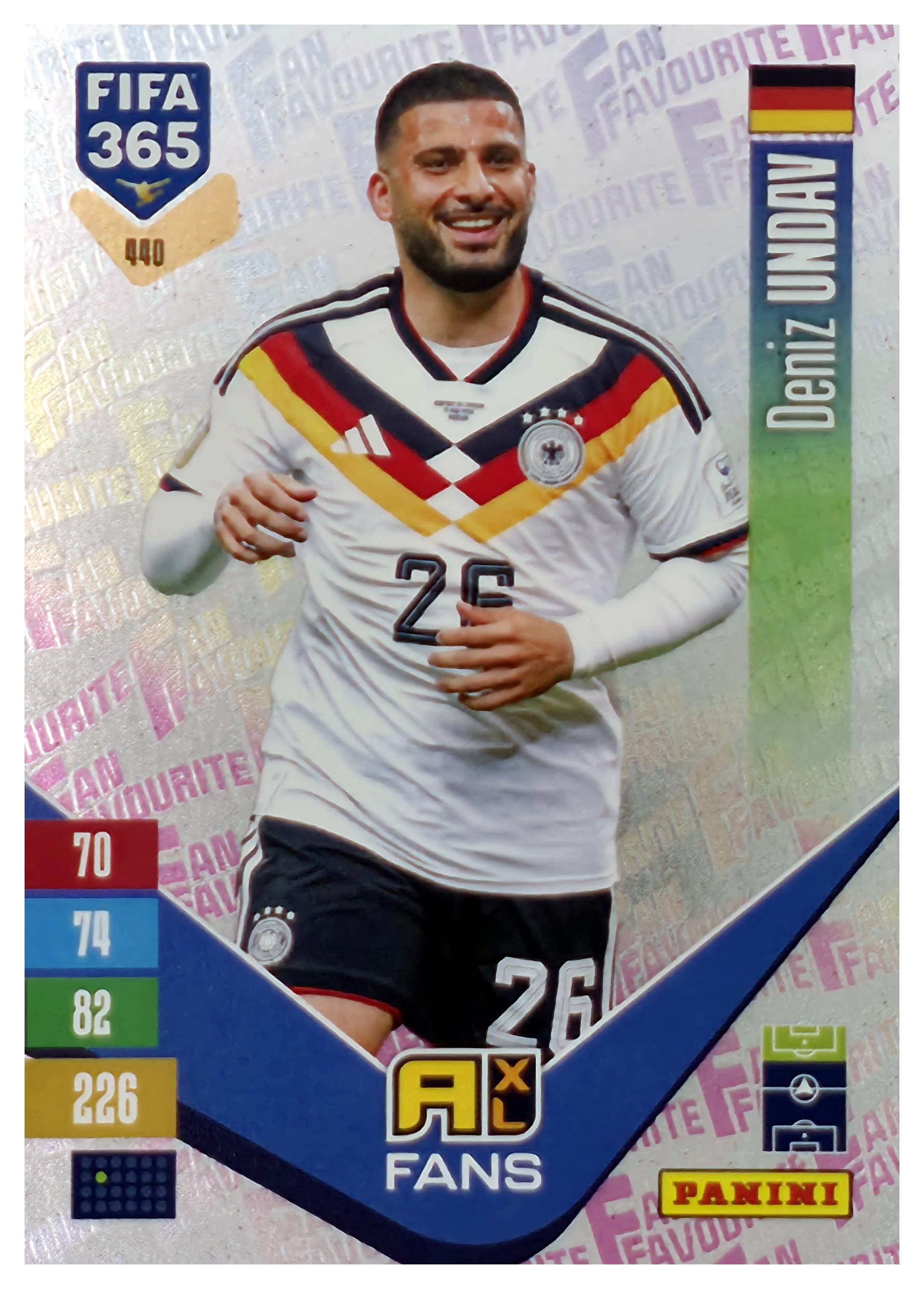 Deniz Undav - Panini Adrenalyn XL FIFA 365 Fan Favourites 2026-27, Nr. 440 – Insert (Art.-Nr. SG110518)