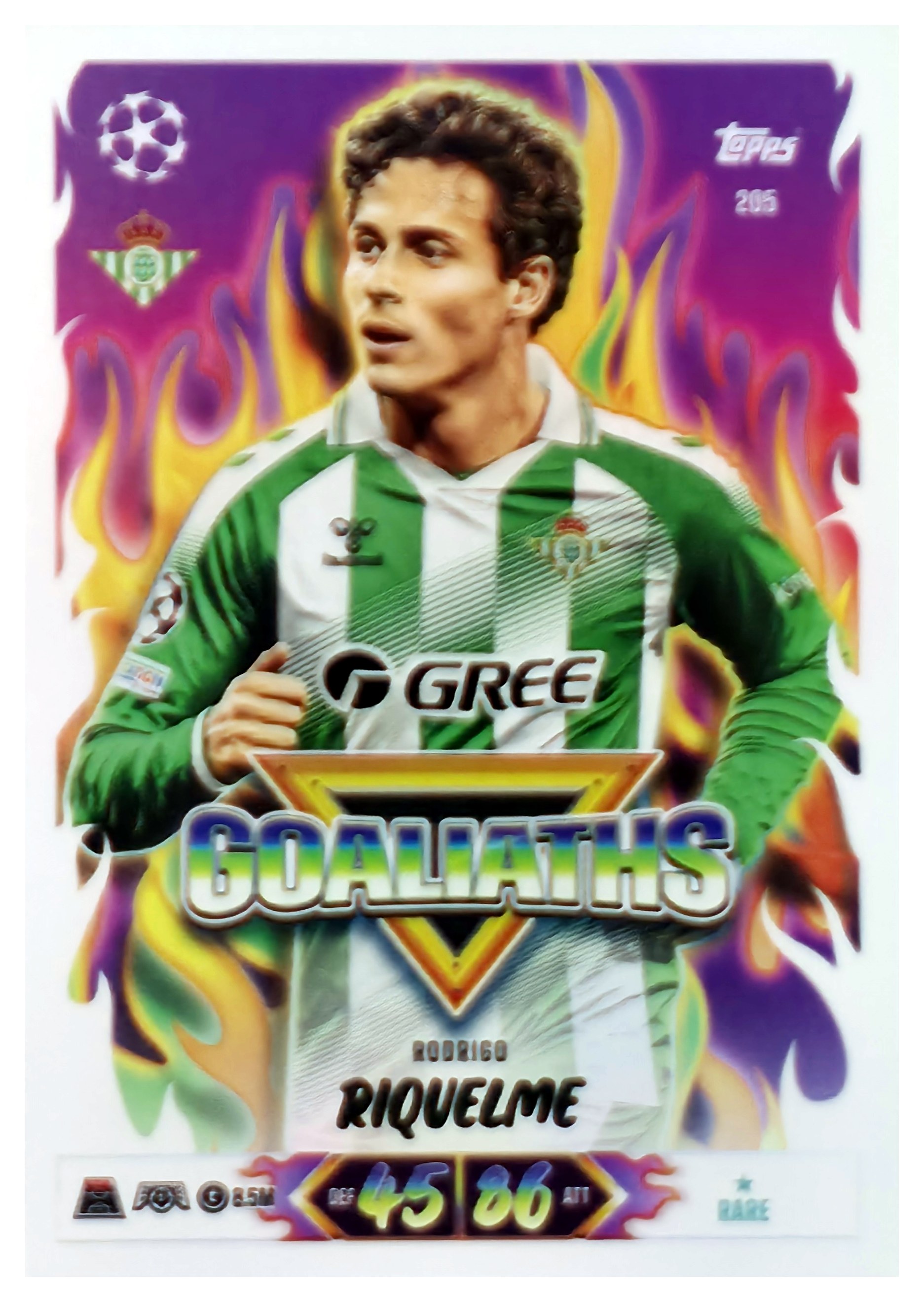Rodrigo Riquelme - Topps Match Attax UEFA Club Competitions Goaliaths 2026-27, Nr. 205 (Art.-Nr. SG107622)