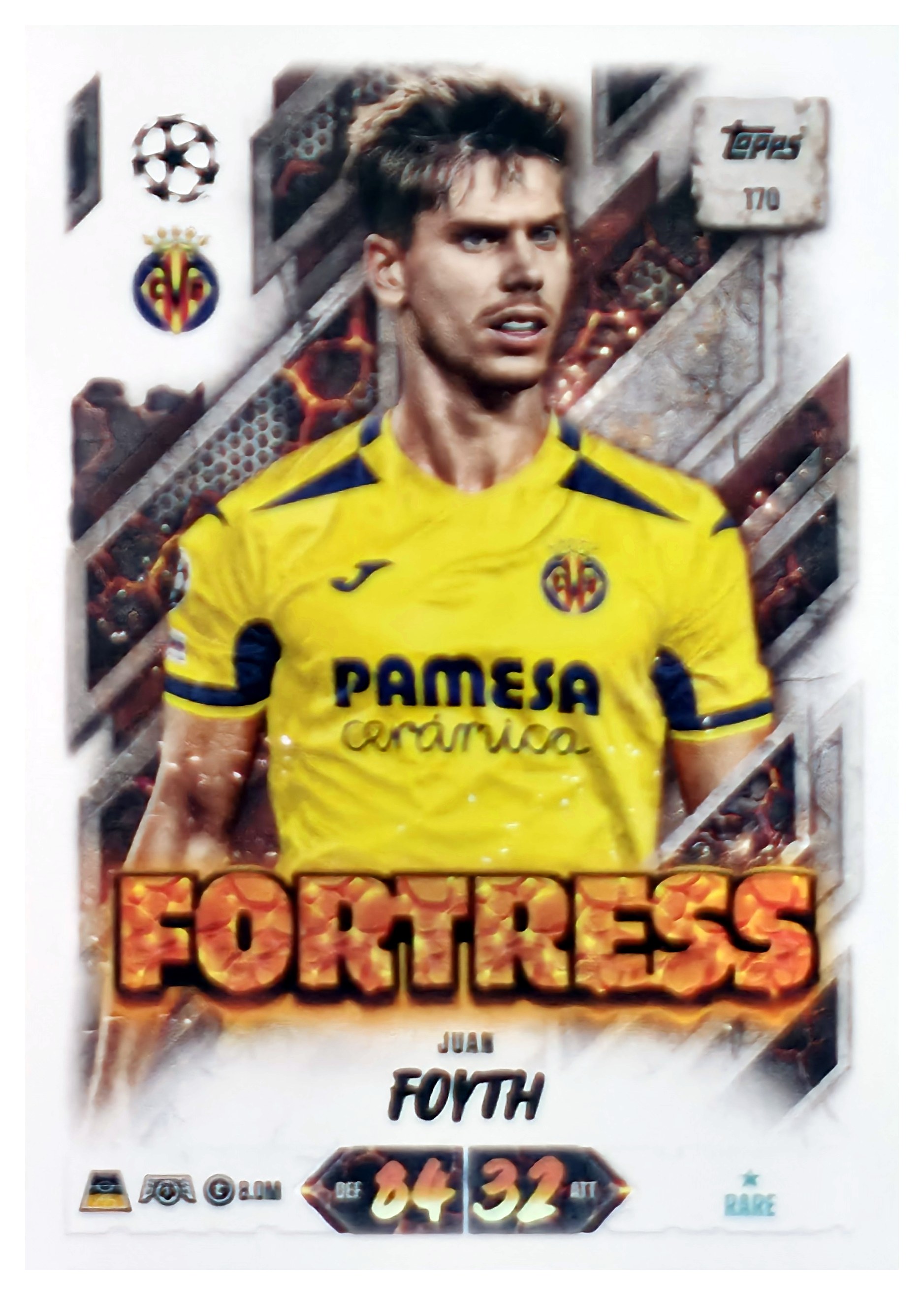 Juan Foyth - Topps Match Attax UEFA Club Competitions Fortress 2026-27, Nr. 170 (Art.-Nr. SG107575)