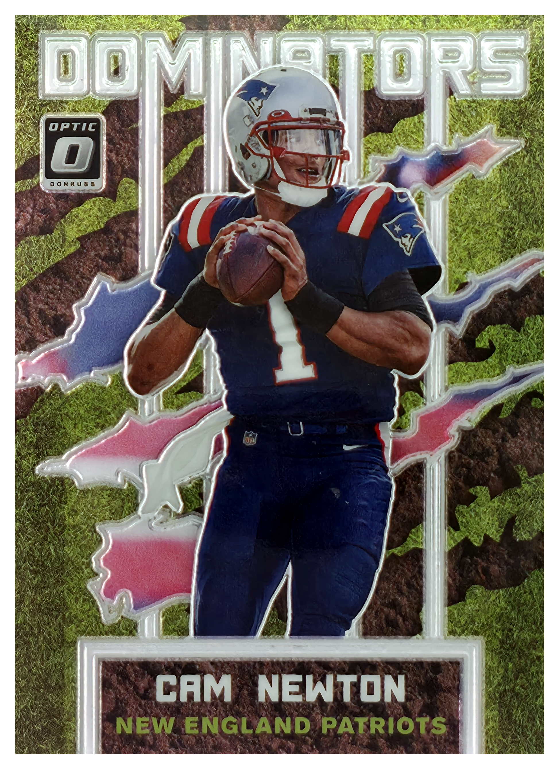Cam Newton - Panini Donruss Optic Dominators 2020, Nr. DM-CN – Insert (Art.-Nr. SG106652)