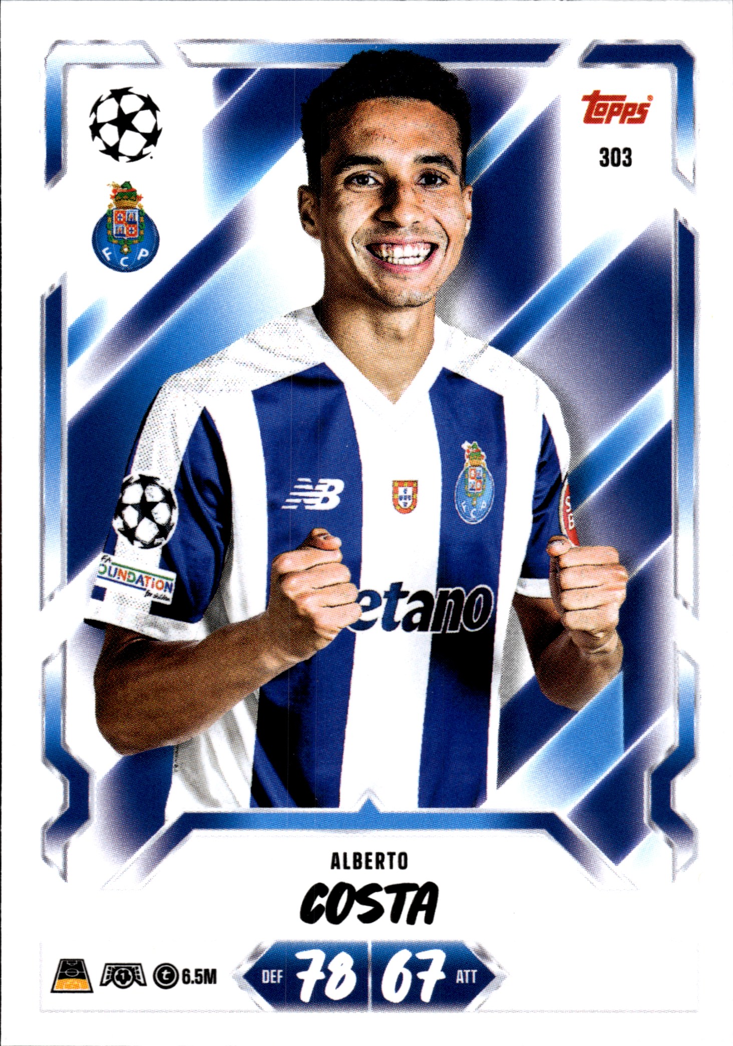 Alberto Costa - Topps Match Attax UEFA Club Competitions Base Set 2026-27, Nr. 303 (Art.-Nr. SG107327)