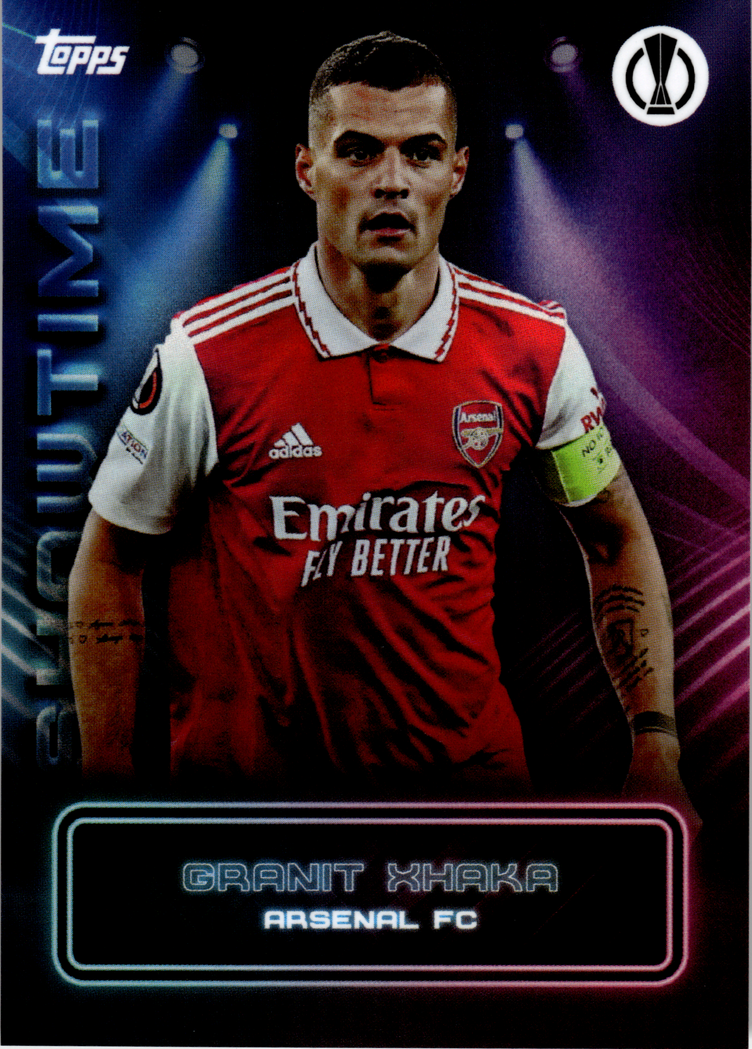 Granit Xhaka - Topps UEFA Club Competitions Showtime 2023-24 (Art.-Nr. SG102950)