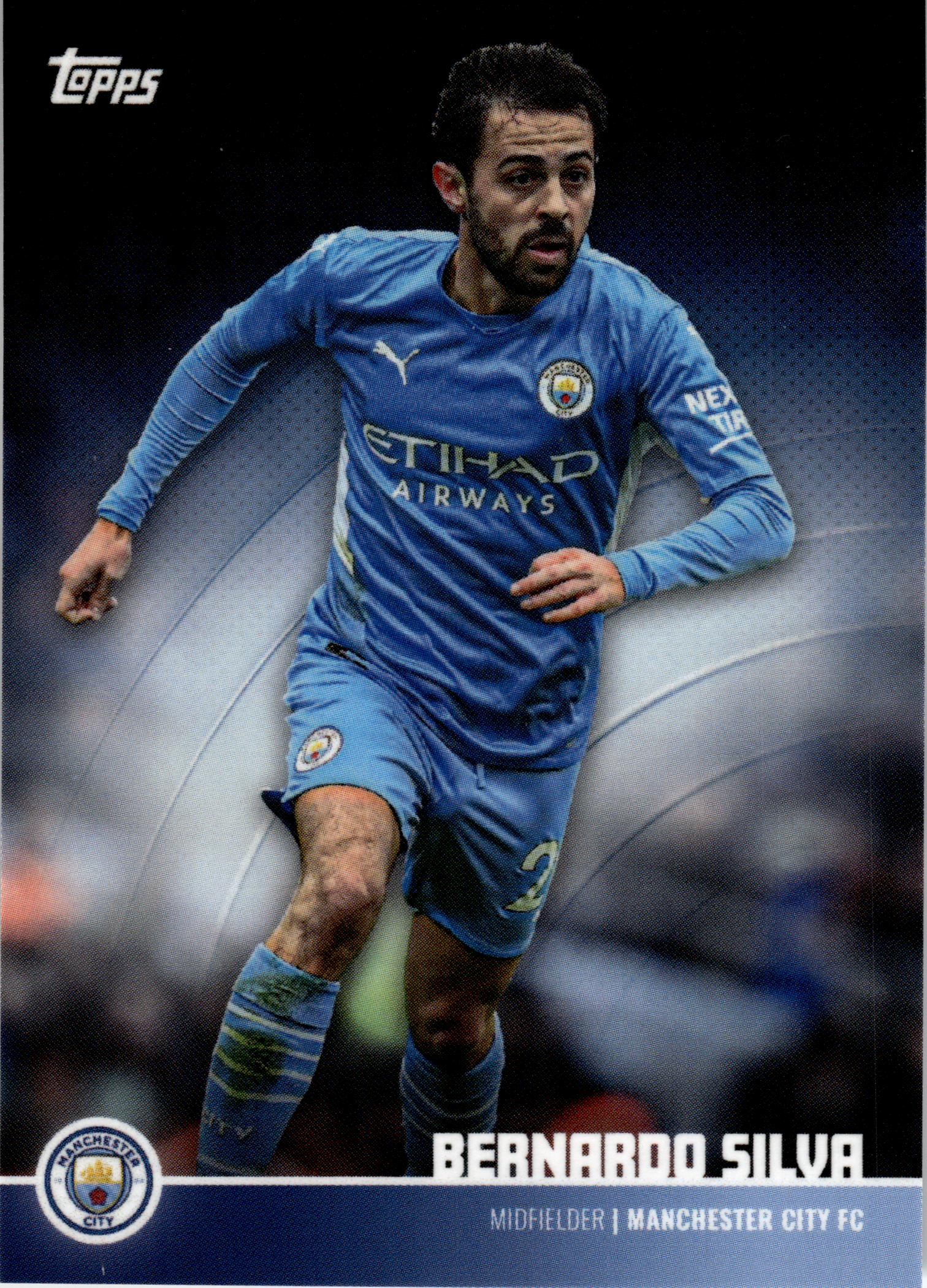 Bernardo Silva - Topps Manchester City Team Set Base Set 2021-22 (Art.-Nr. SG106328)