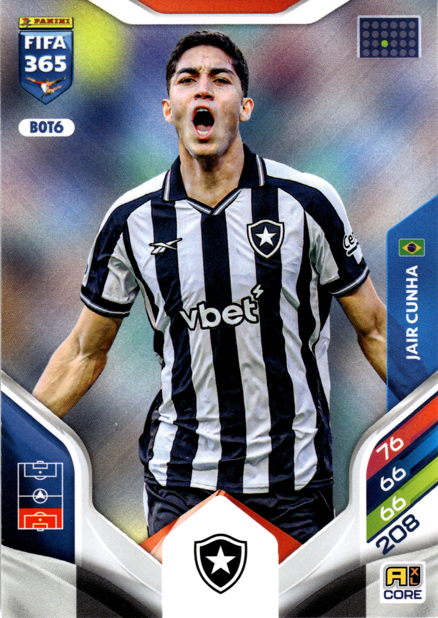 Jair Cunha - Panini Adrenalyn XL FIFA 365 Base Set 2026, Nr. BOT6 (Art.-Nr. SG107794)