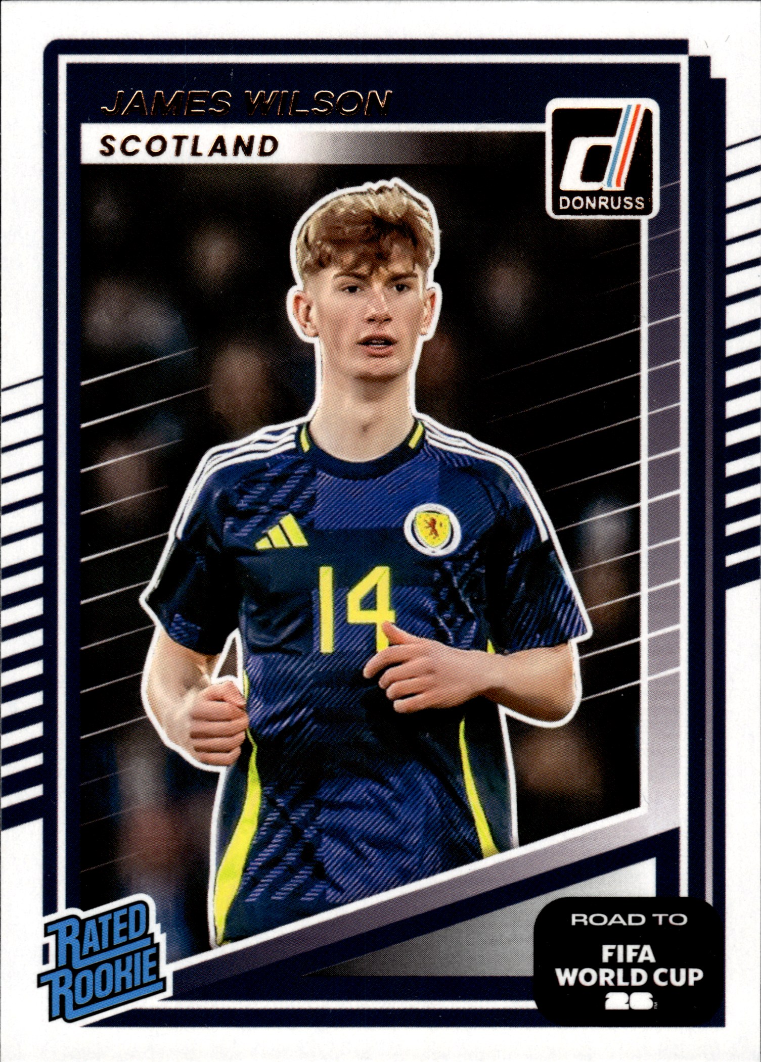 James Wilson - Panini Donruss FIFA Road to World Cup Rated Rookie 2025-26, Nr. 232 – Rookie Card (Art.-Nr. SG109277)