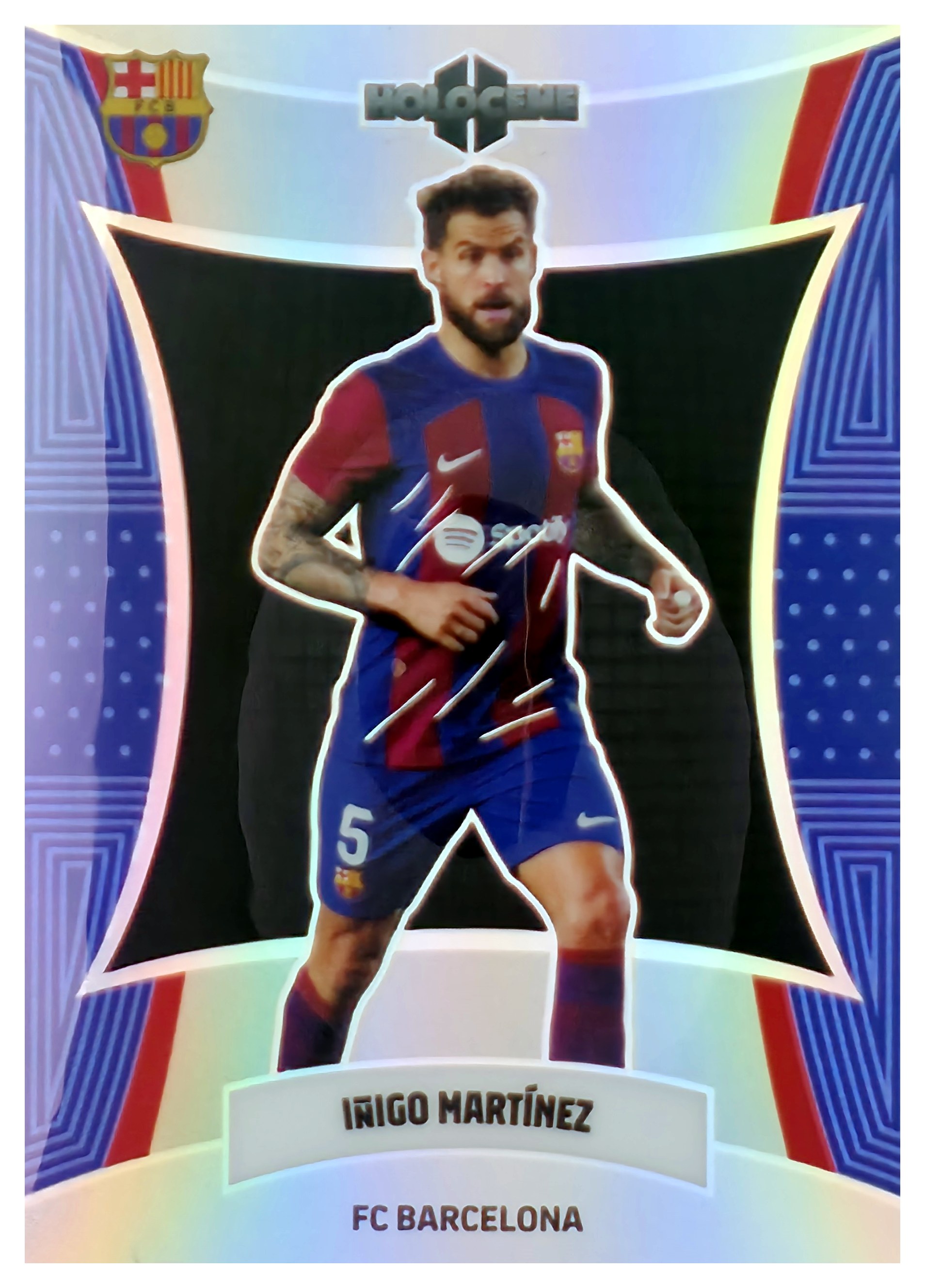 Iñigo Martínez - DAKA FC Barcelona One Two Holocene 2023-24, Nr. NO-22 – Nummeriert, Purple (Art.-Nr. SG108734)