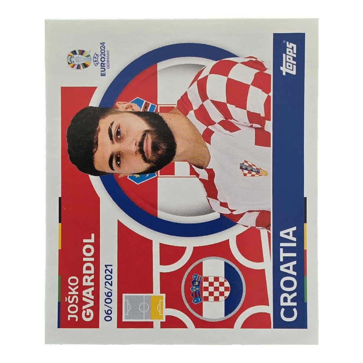 Joško Gvardiol - Kroatien, UEFA Euro 2024, Nr. CRO9