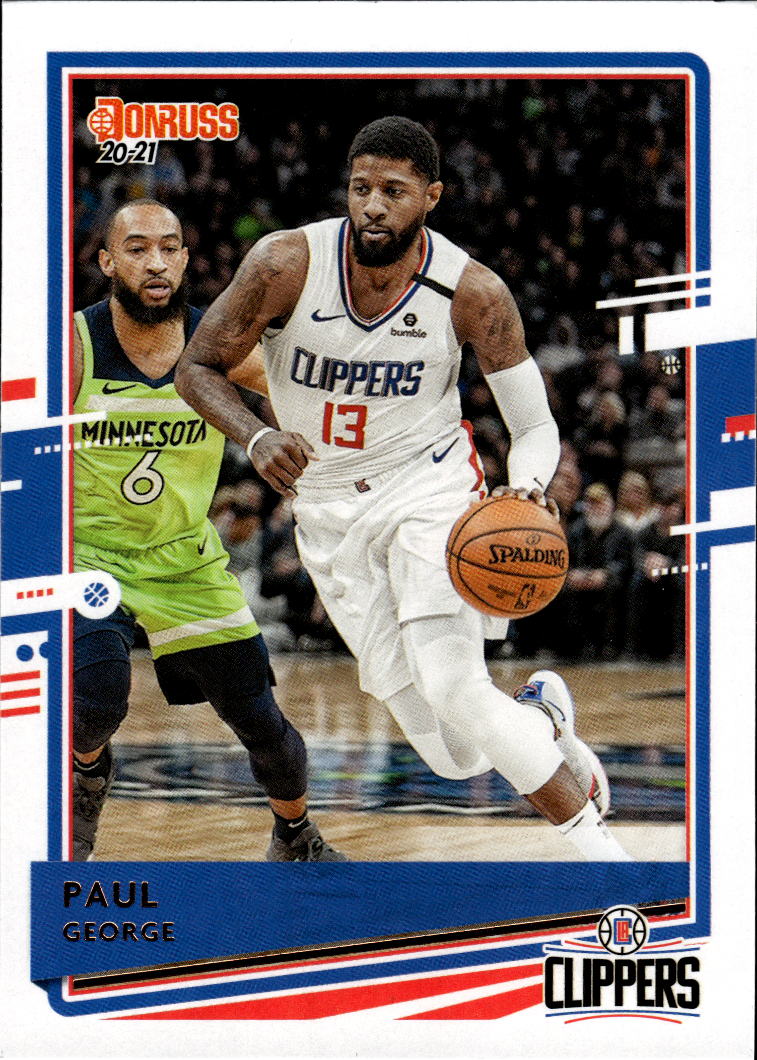 Paul George - Panini Donruss Base Set 2020-21, Nr. 55 (Art.-Nr. SG103273)