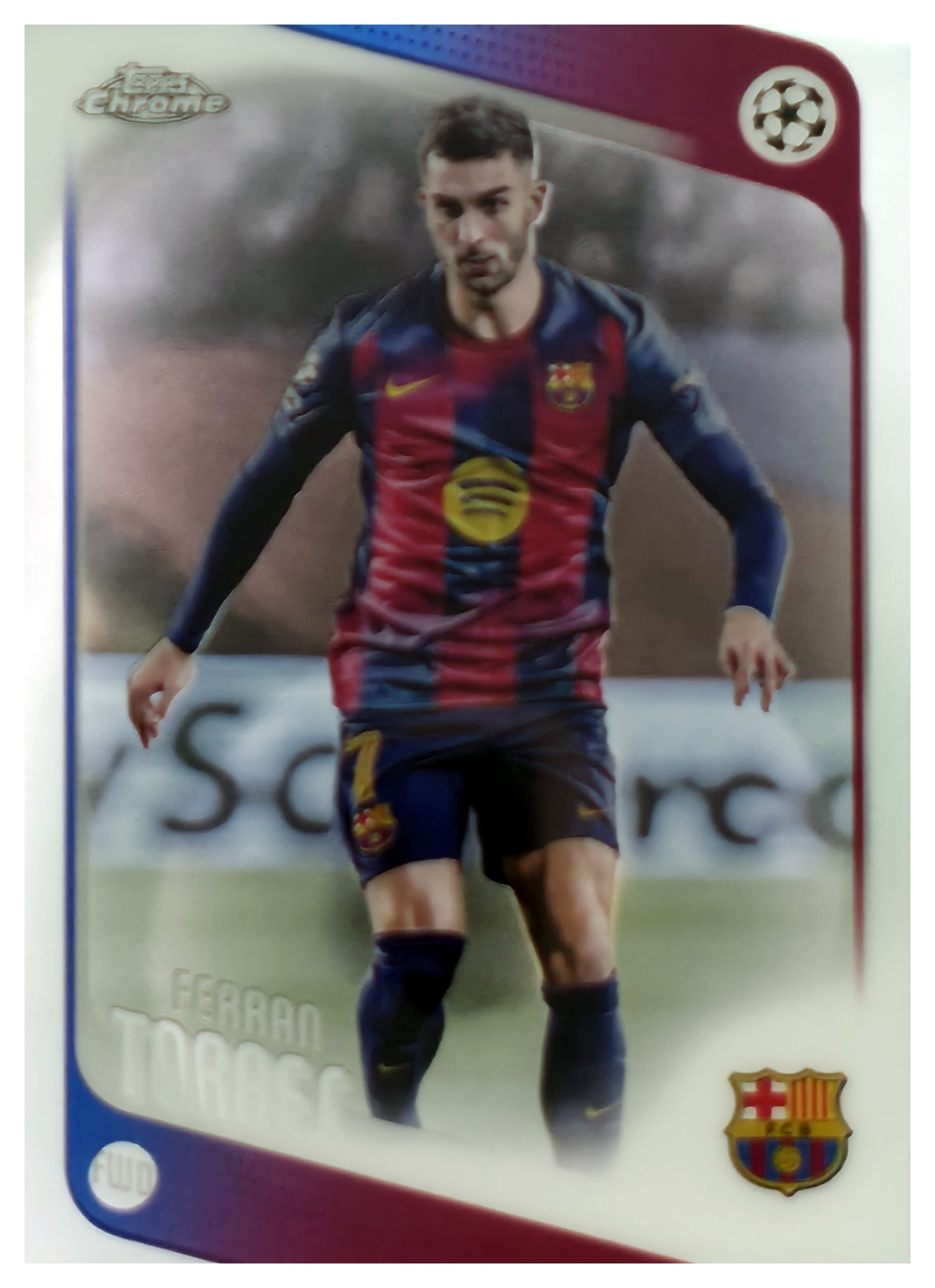 Ferran Torres - Topps Chrome UEFA Club Competitions Base Set 2025-26, Nr. 138 (Art.-Nr. SG109537)