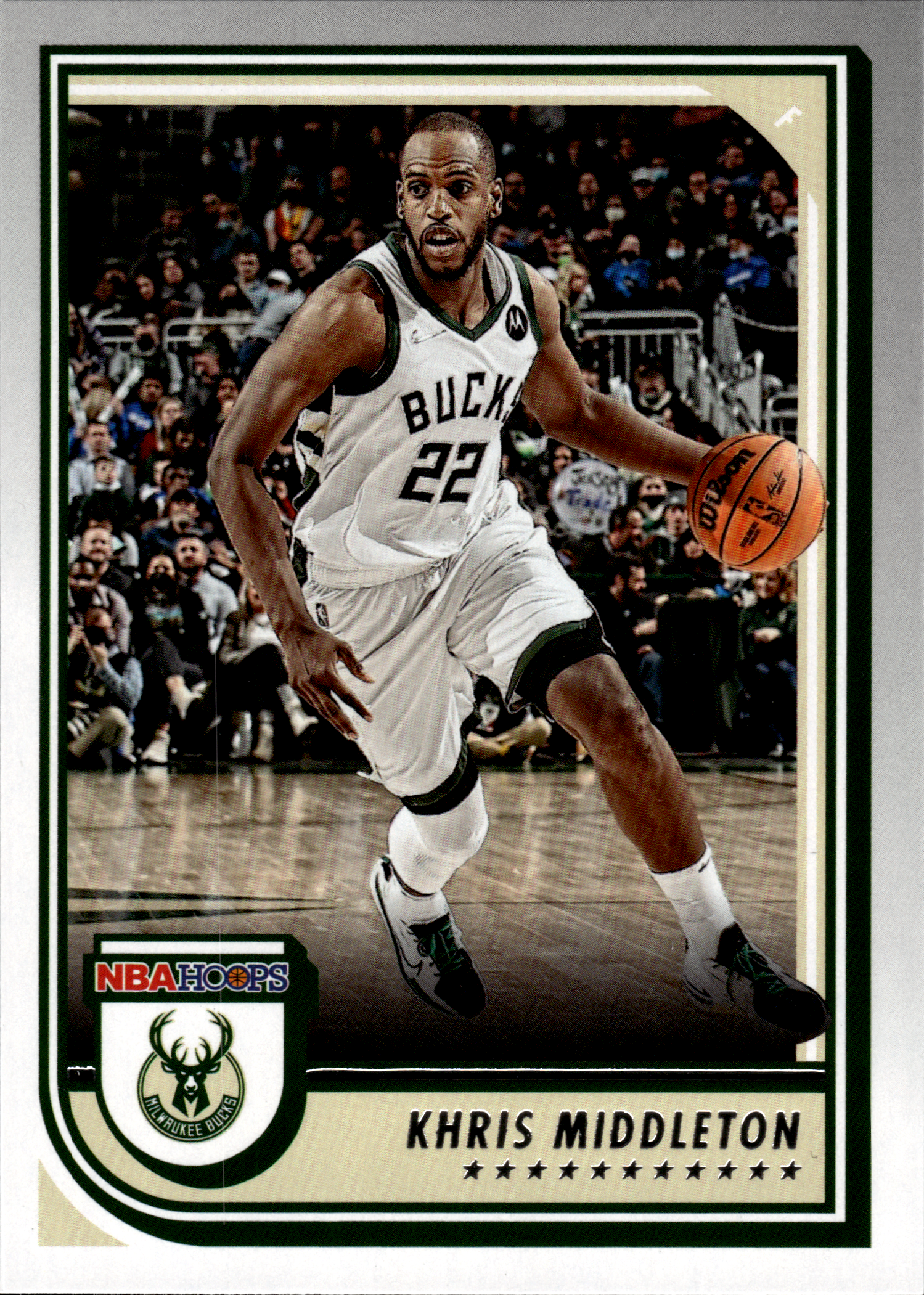 Khris Middleton - Panini Hoops Base Set 2022-23, Nr. 45 (Art.-Nr. SG103049)