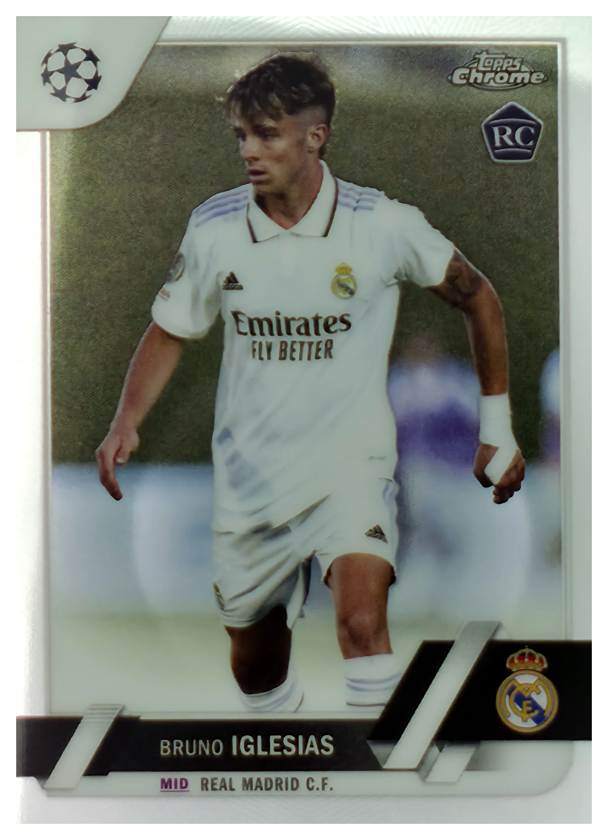 Bruno Iglesias - Topps Chrome UEFA Club Competitions Base Set 2022-23, Nr. 114 – Rookie Card (Art.-Nr. SG105861)