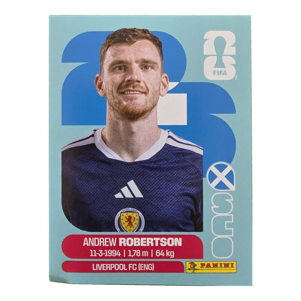 Andrew Robertson - Schottland, FIFA WM 2026, Nr. SCO6