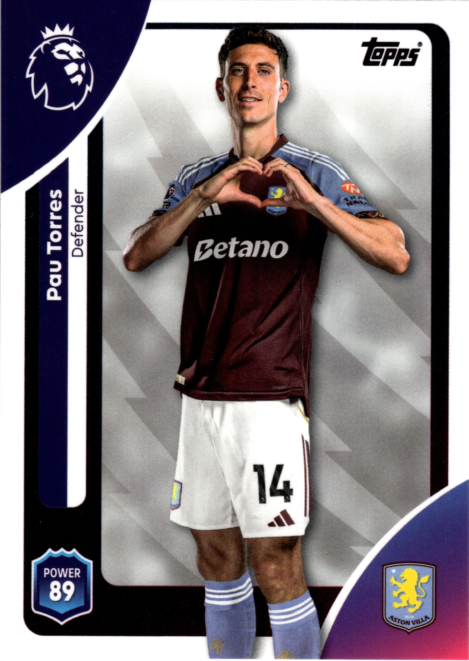 Pau Torres - Topps Match Attax Premier League Base Set 2025-26, Nr. 21 (Art.-Nr. SG107901)