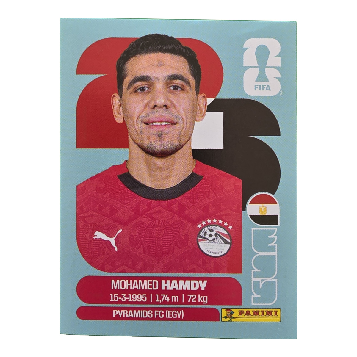 Mohamed Hamdy - Ägypten, FIFA WM 2026, Nr. EGY4