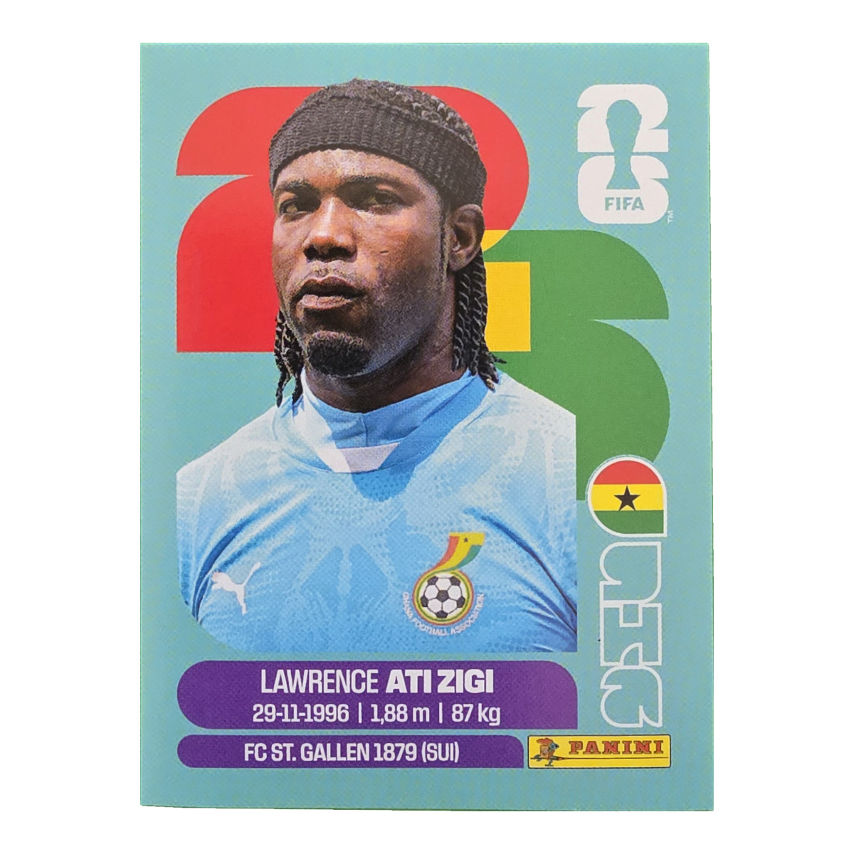 Lawrence Ati Zigi - Ghana, FIFA WM 2026, Nr. GHA2