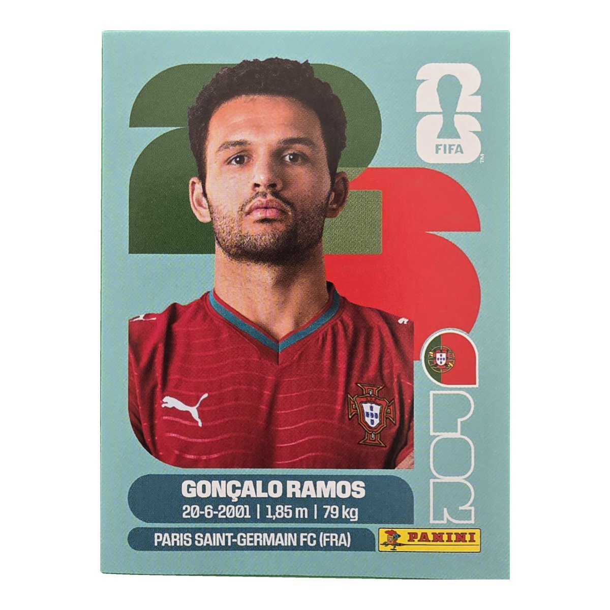 Gonçalo Ramos - Portugal, FIFA WM 2026, Nr. POR18