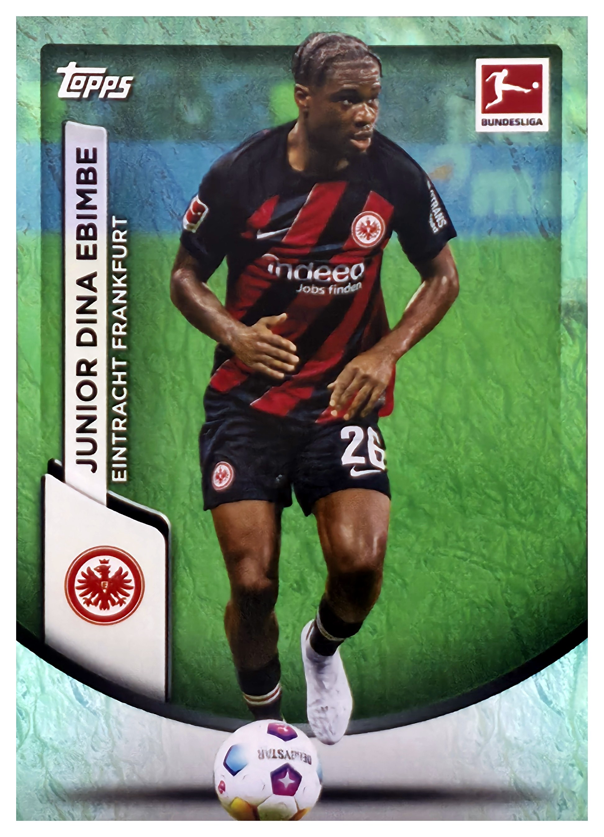 Junior Dina Ebimbe - Topps Chrome Bundesliga Base Set 2023-24, Nr. 29 (Art.-Nr. SG109344)
