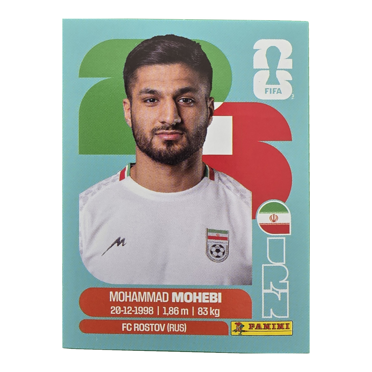 Mohammad Mohebi - Iran, FIFA WM 2026, Nr. IRN16