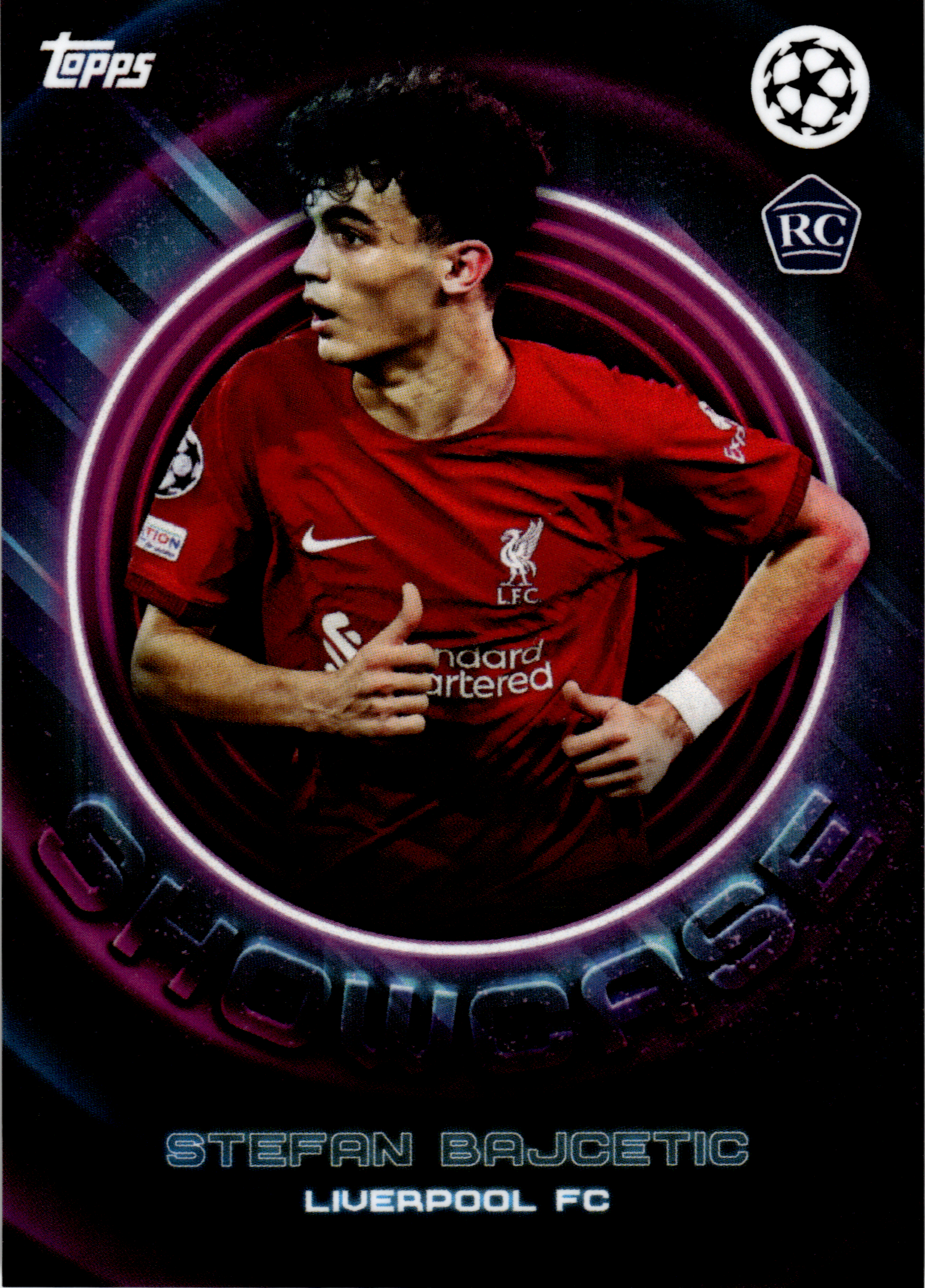 Stefan Bajcetic - Topps UEFA Club Competitions Showcase 2023-24 (Art.-Nr. SG102921)