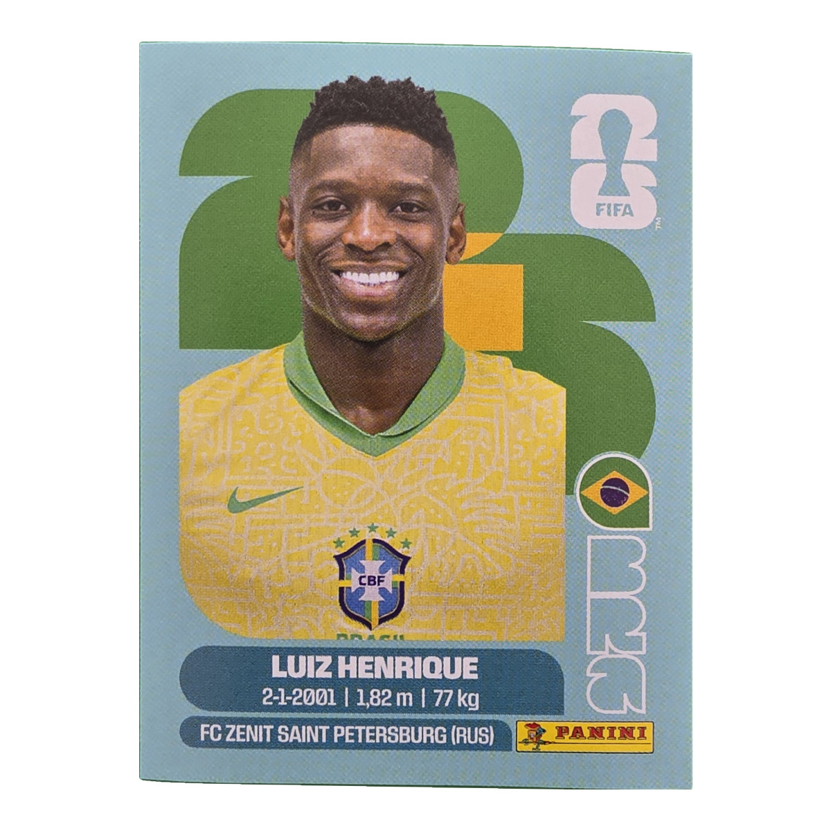 Luiz Henrique - Brasilien, FIFA WM 2026, Nr. BRA12