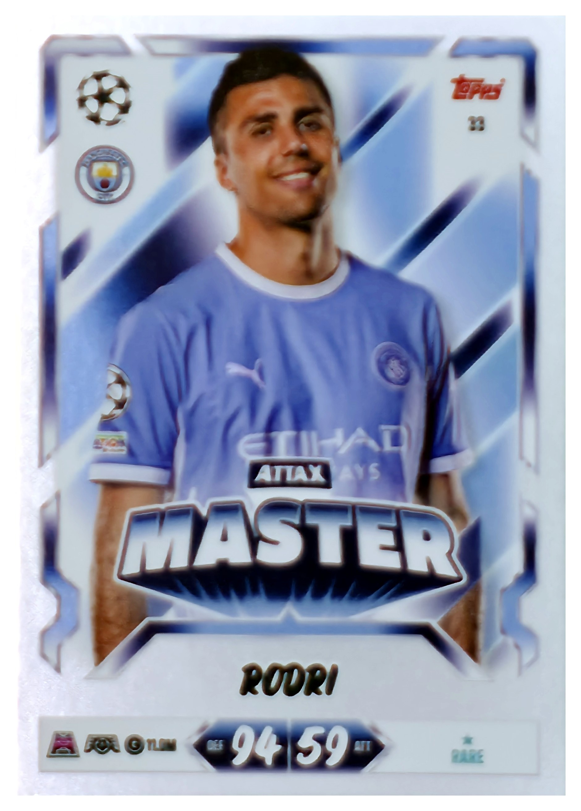 Rodri - Topps Match Attax UEFA Club Competitions Attax Master 2026-27, Nr. 33 (Art.-Nr. SG107662)